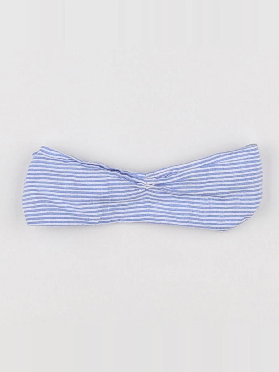 Vertbaudet - bandeau blanc, bleu - 6 mois
