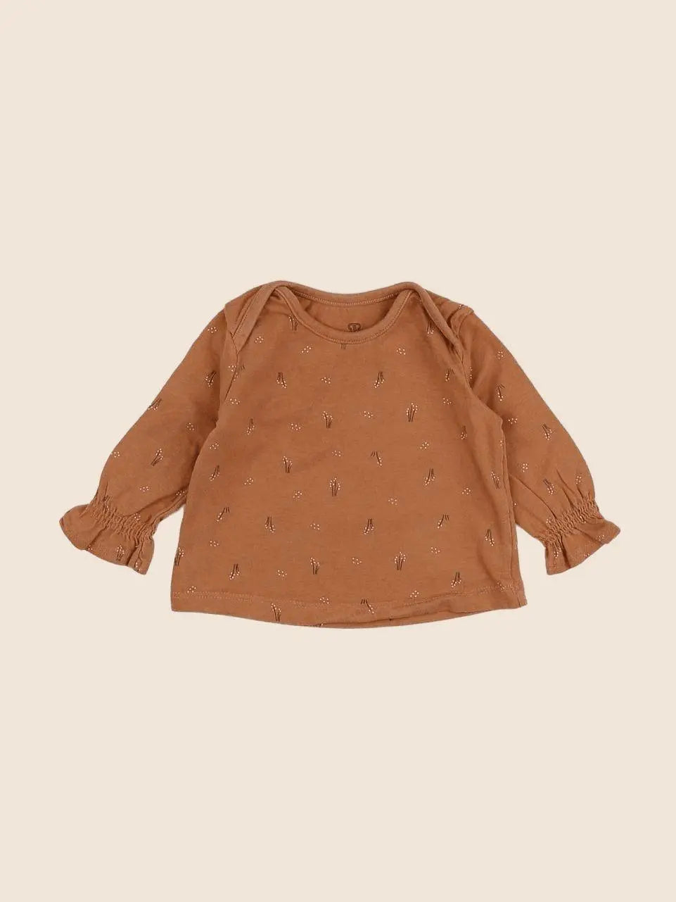La Redoute - tee-shirt marron - 3 mois