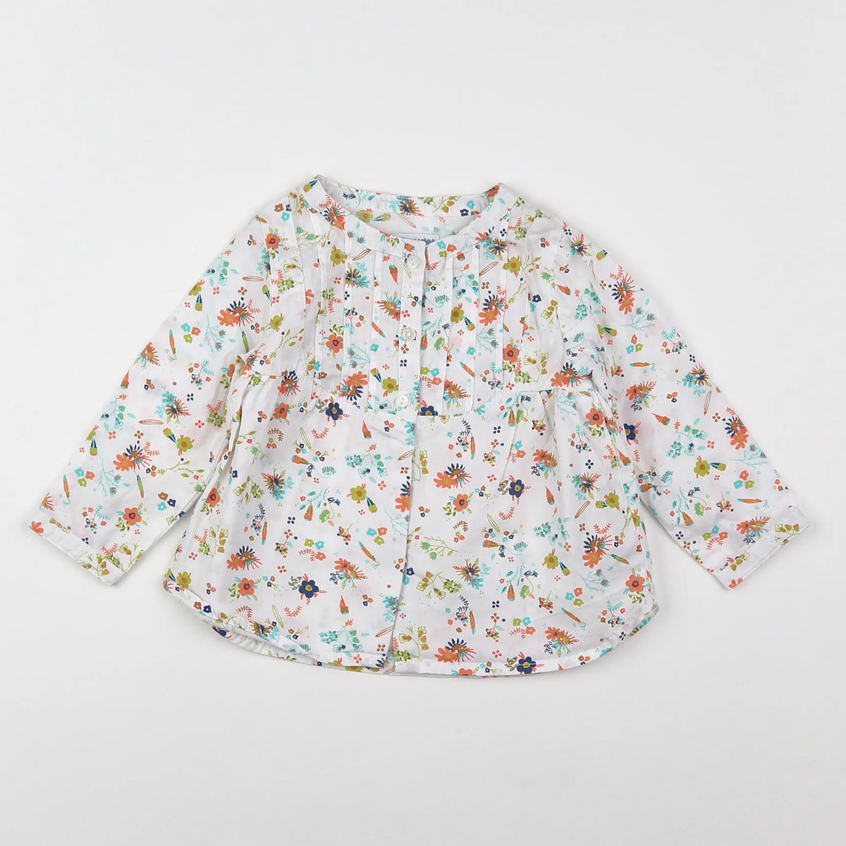 Vertbaudet - blouse blanc - 12 mois