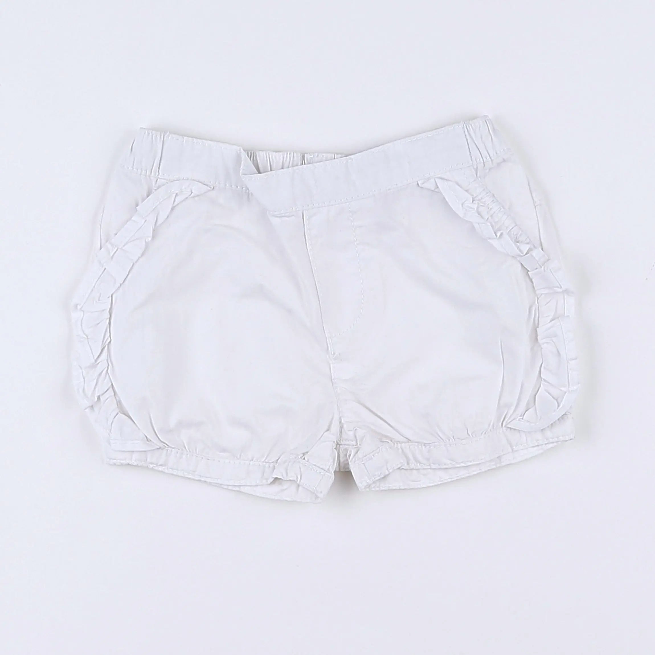 Vertbaudet - short blanc - 9 mois