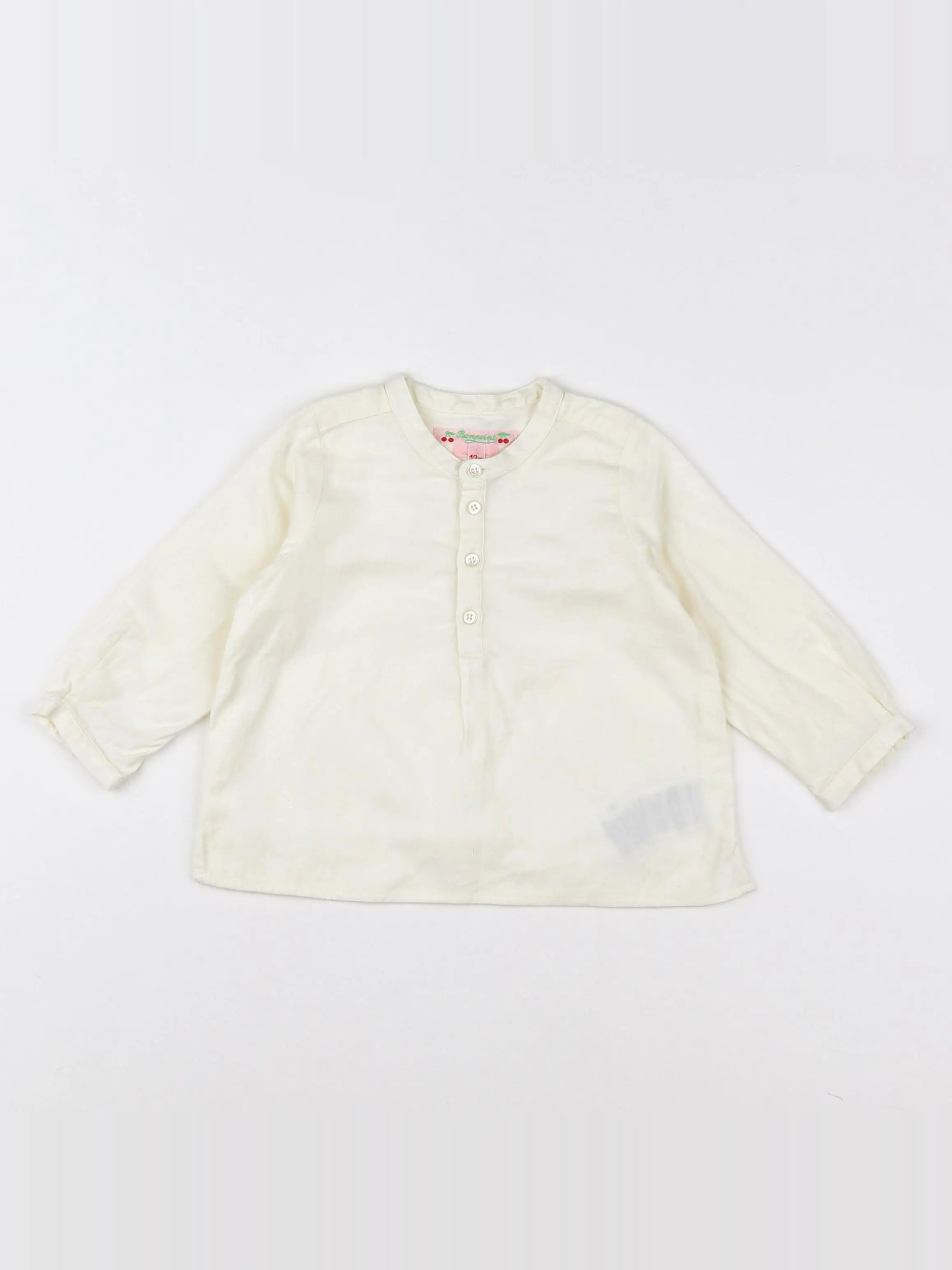 Bonpoint - blouse blanc - 12 mois