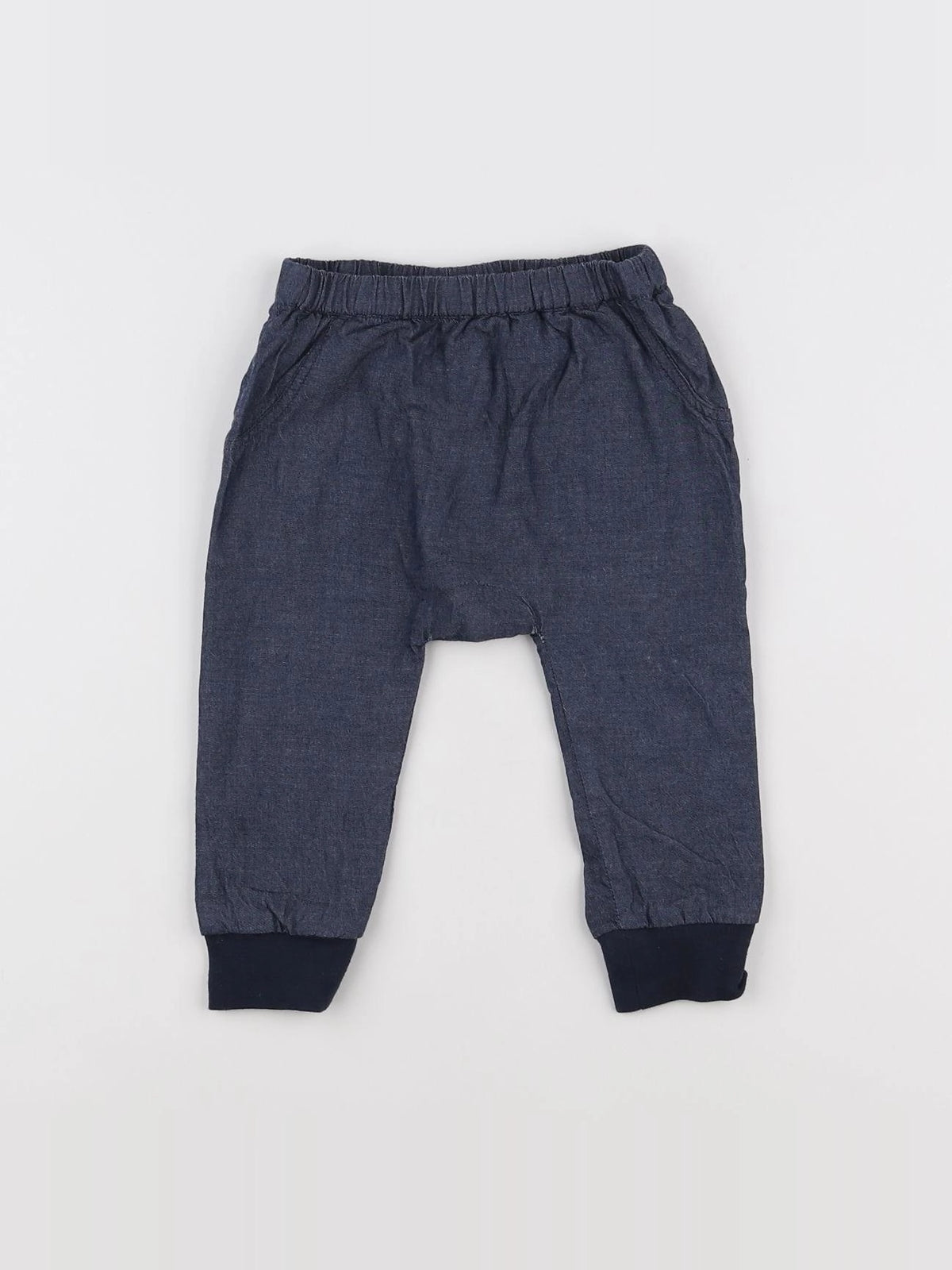 Noukie's - pantalon bleu - 12 mois