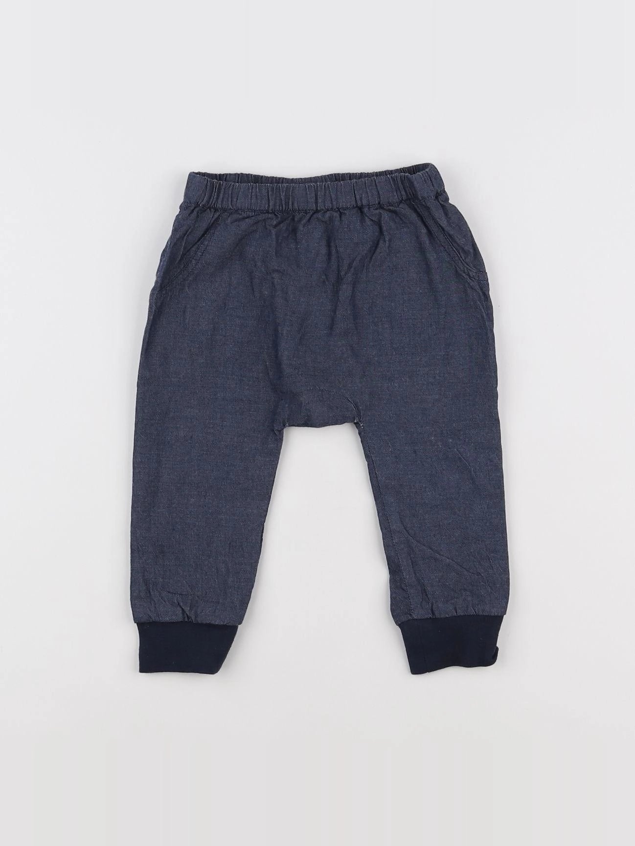 Noukie's - pantalon bleu - 12 mois