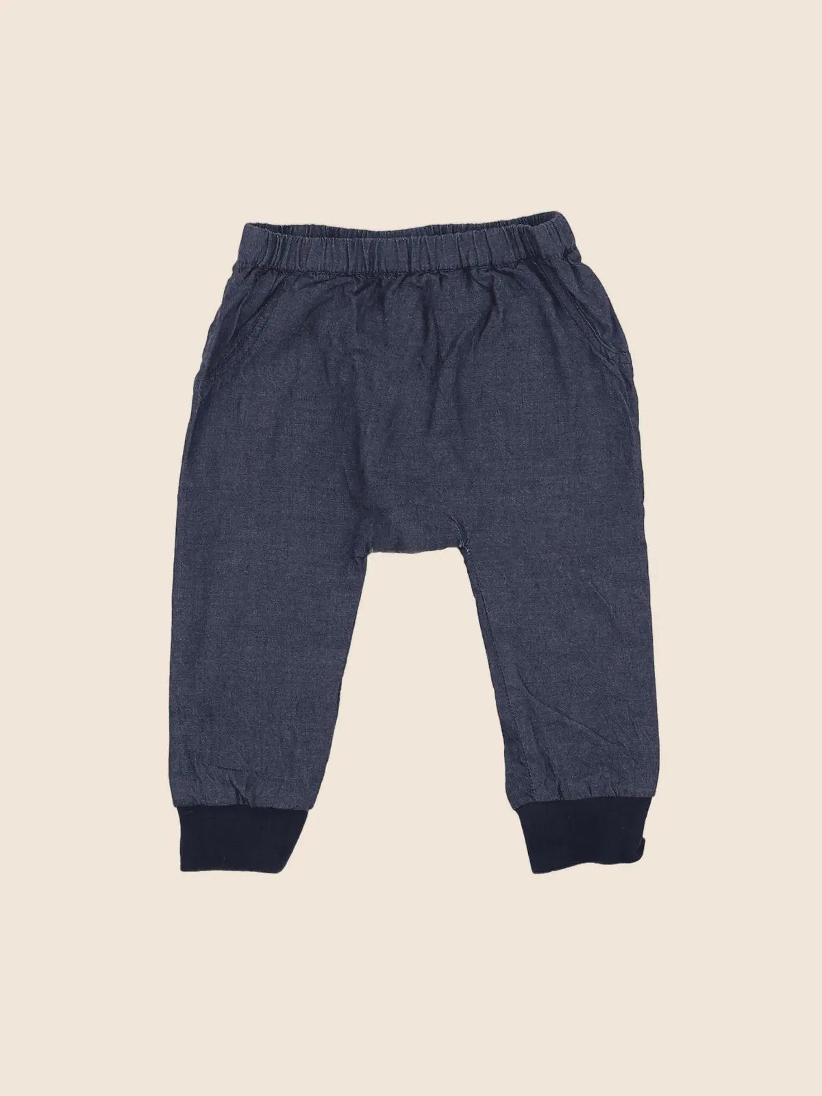 Noukie's - pantalon bleu - 12 mois