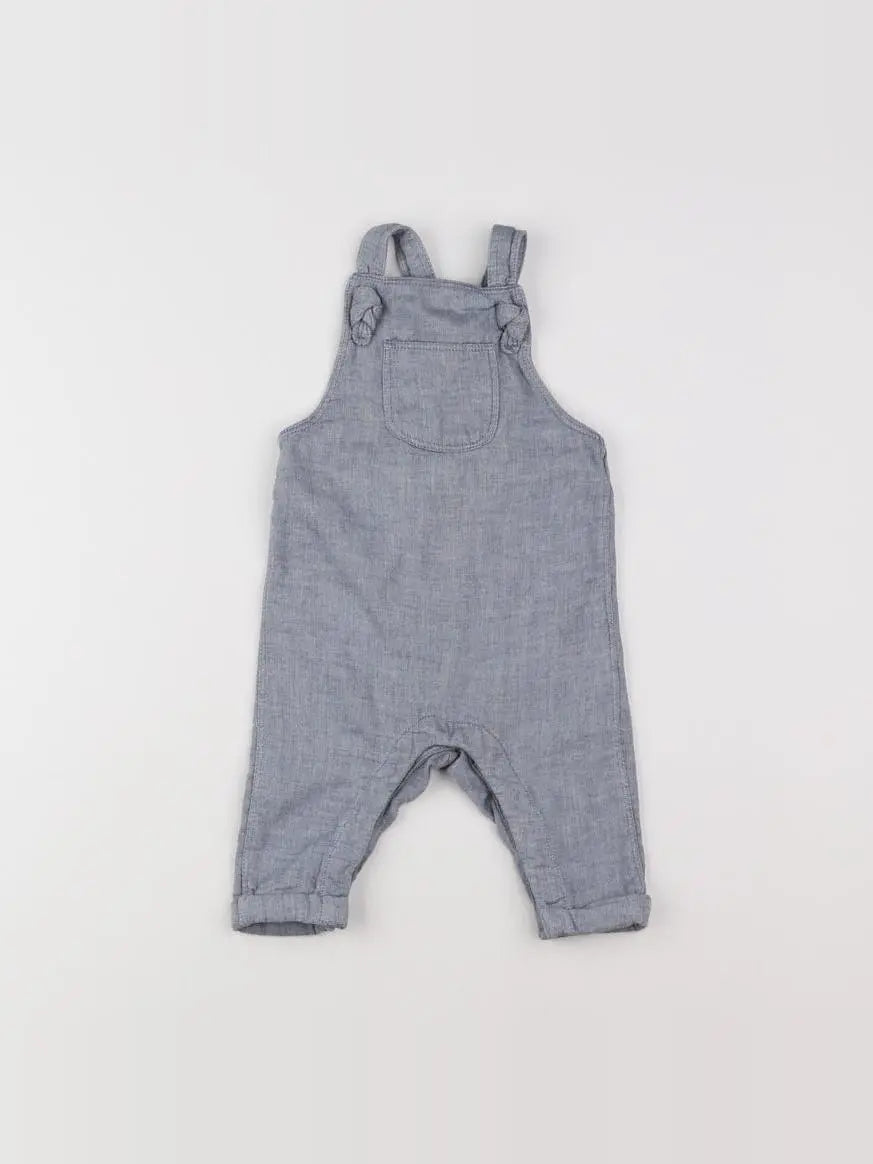 H&M - salopette bleu - 3 mois