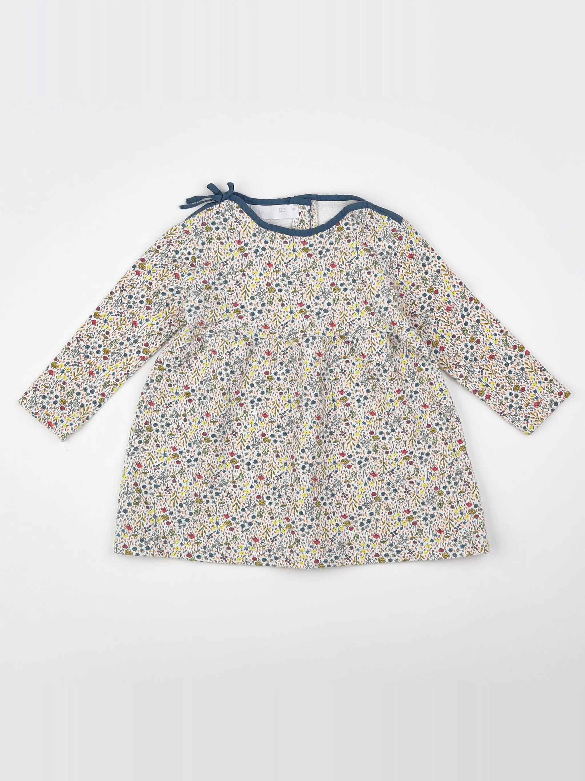 Zara - robe blanc - 12/18 mois