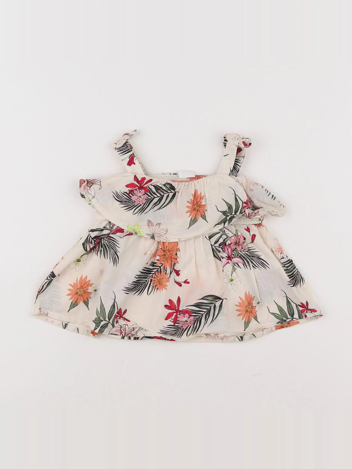 H&M - blouse blanc - 3/6 mois