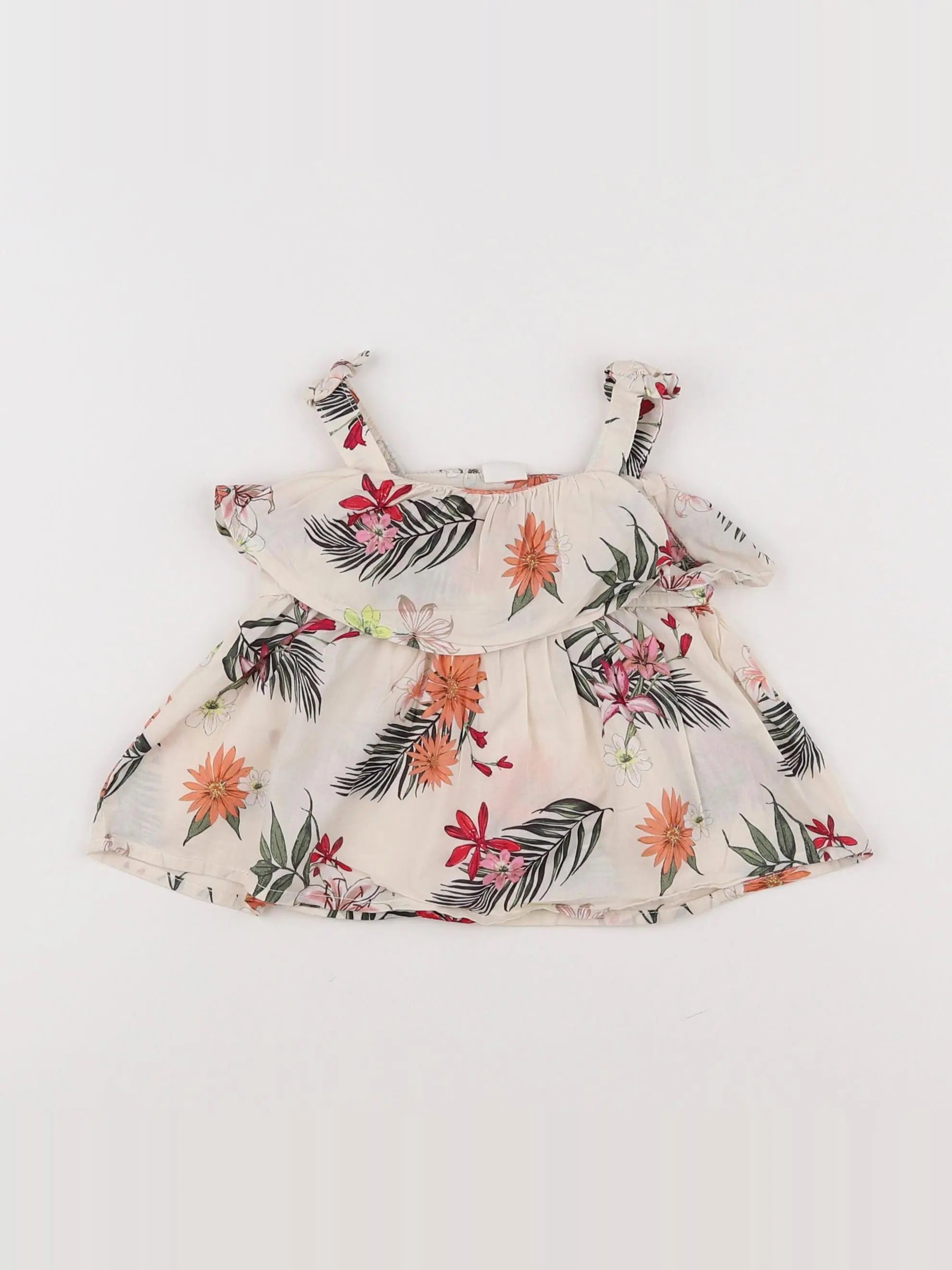 H&M - blouse blanc - 3/6 mois