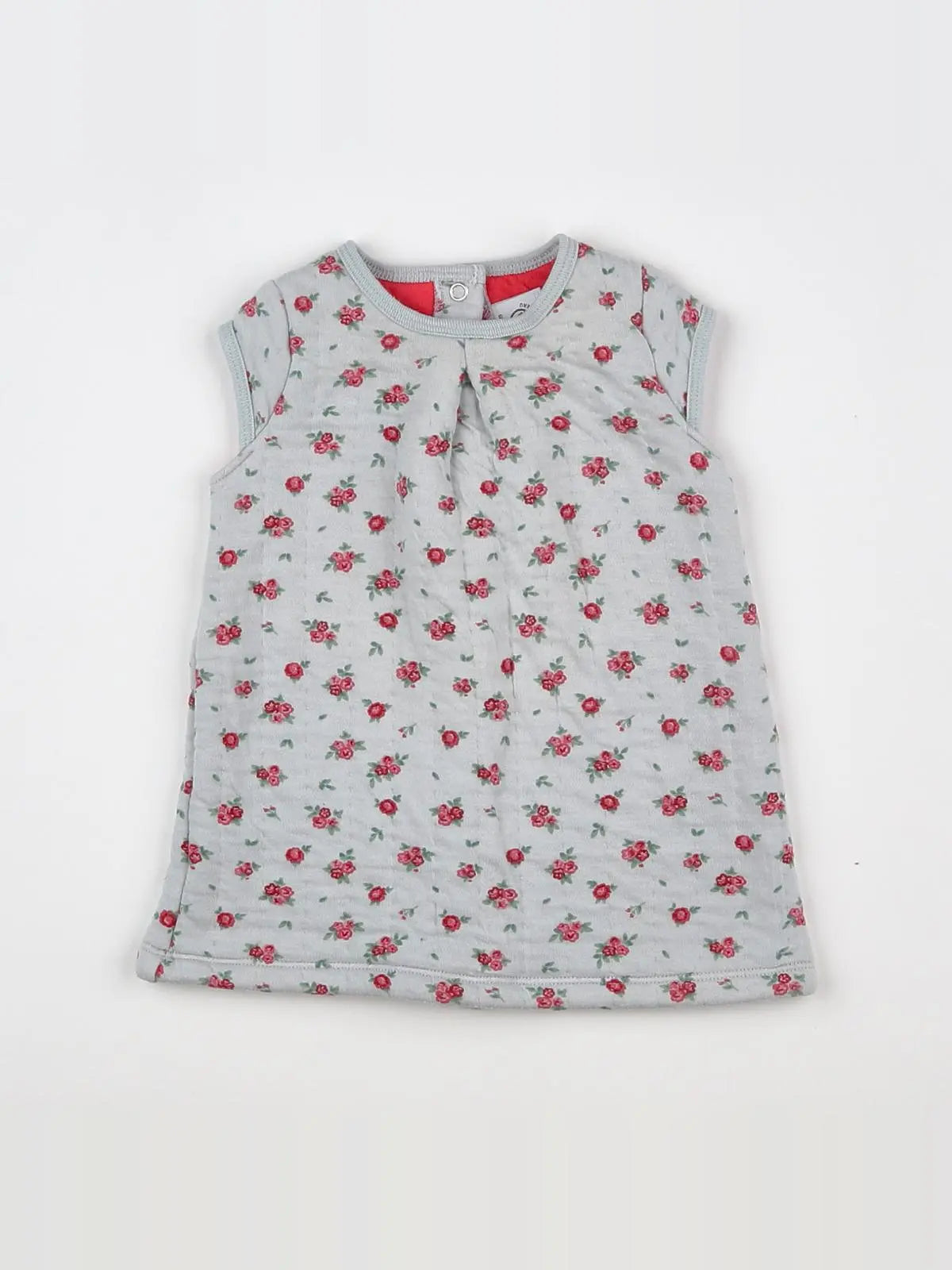 Petit Bateau - robe bleu - 6 mois