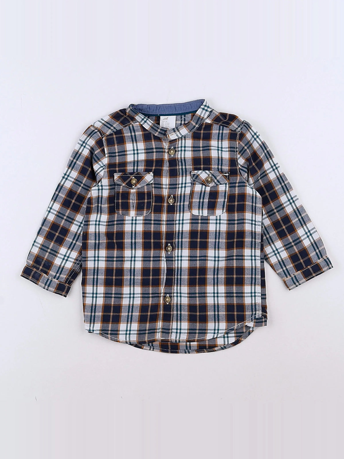 H&M - chemise marron - 9/12 mois