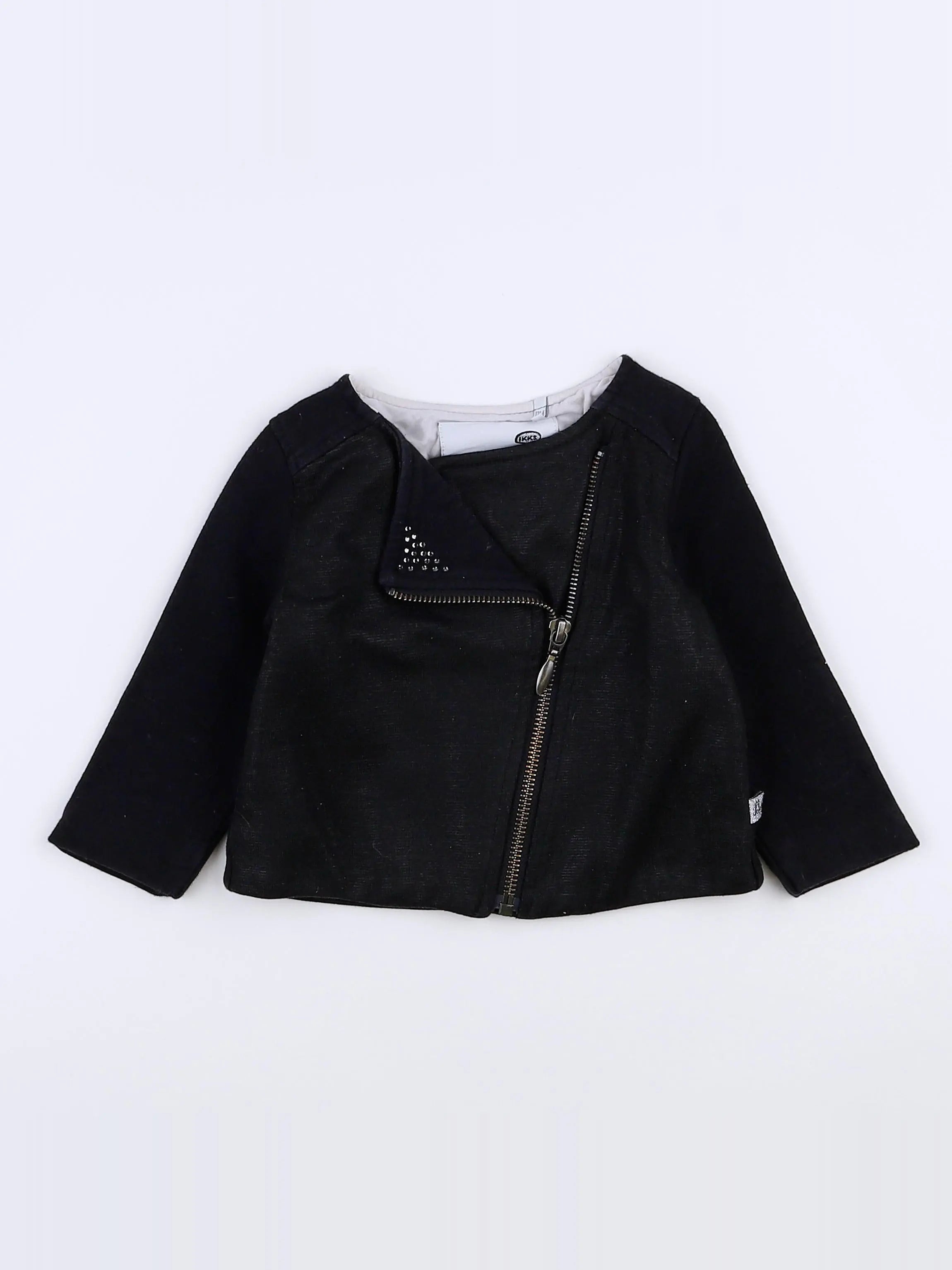 IKKS - veste noir - 12 mois