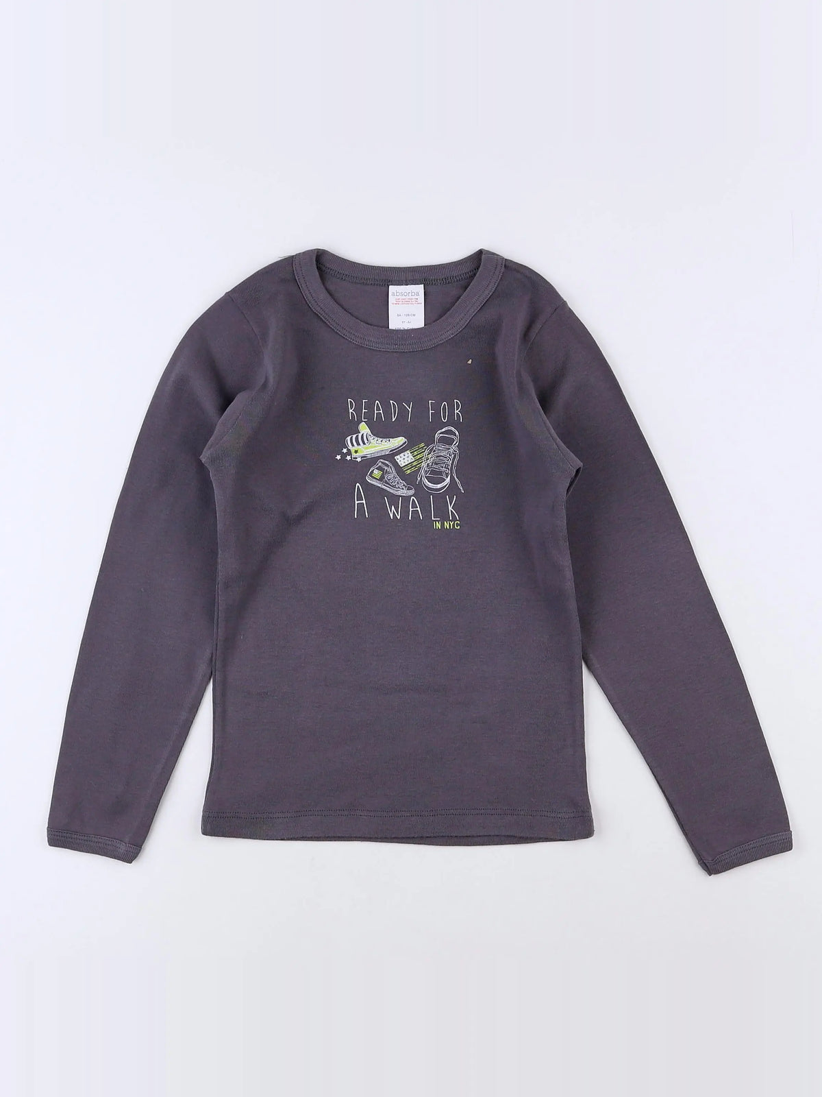 Absorba - maillot de corps gris - 8 ans