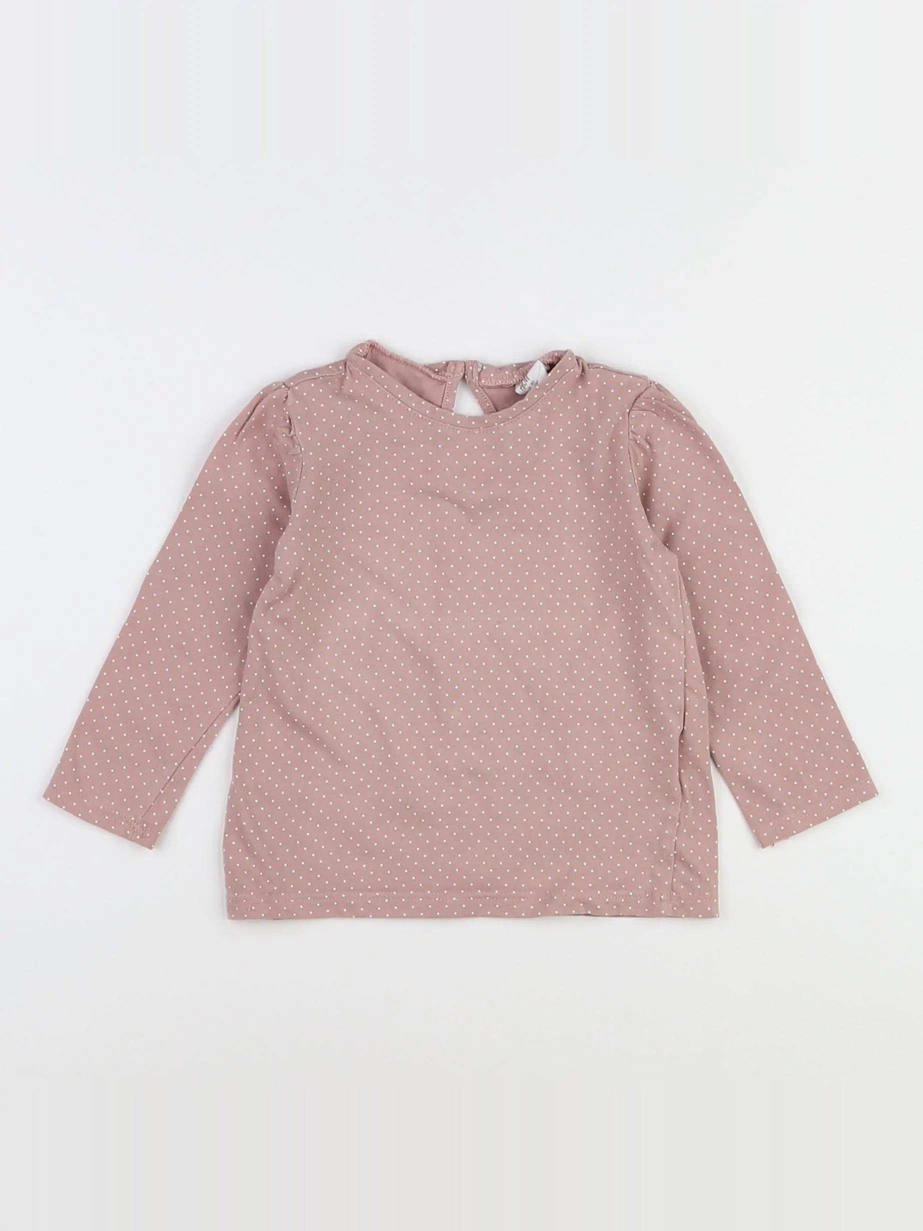 H&M - tee-shirt rose - 12 mois