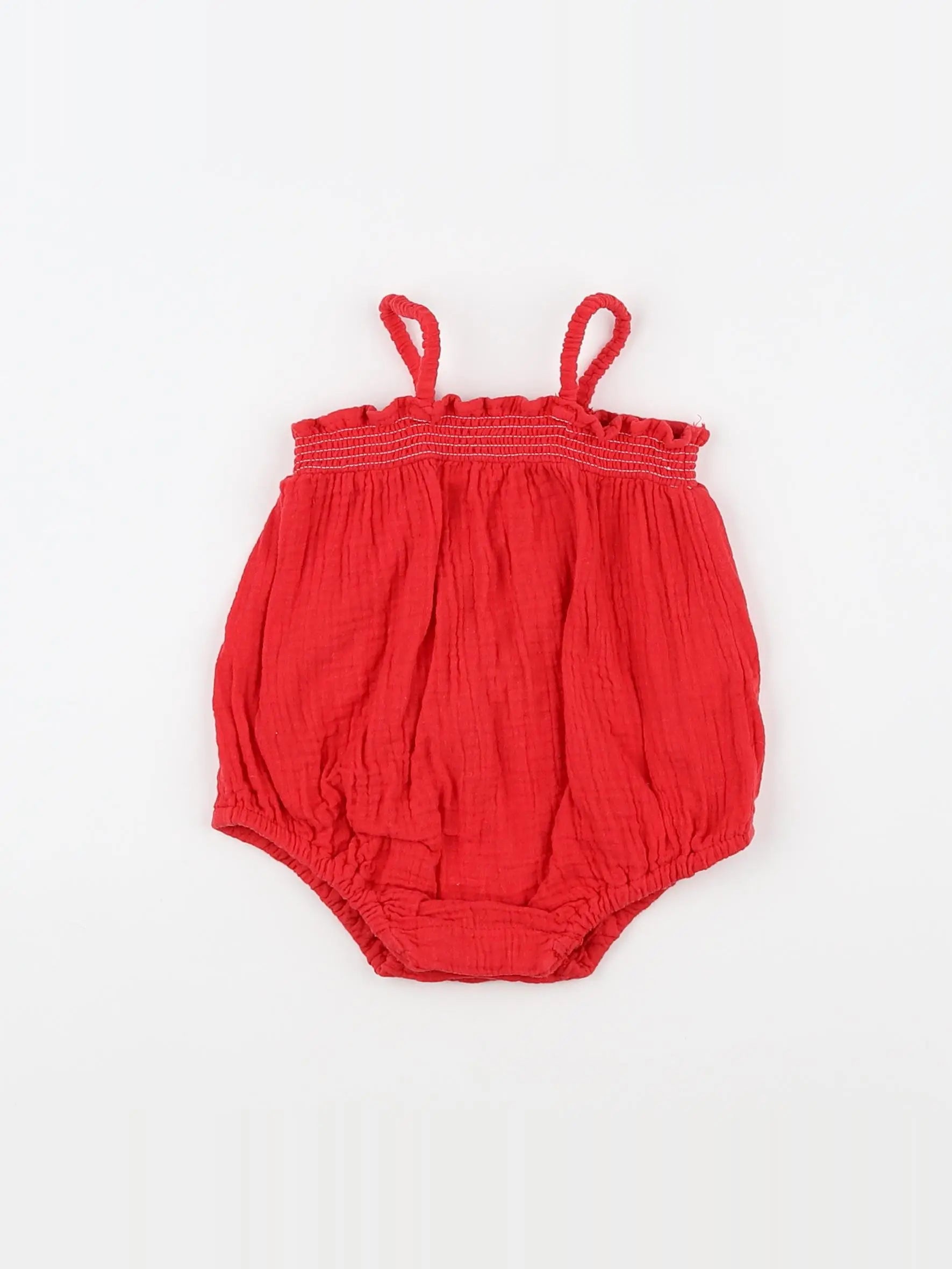 Boutchou - combinaison rouge - 3 mois