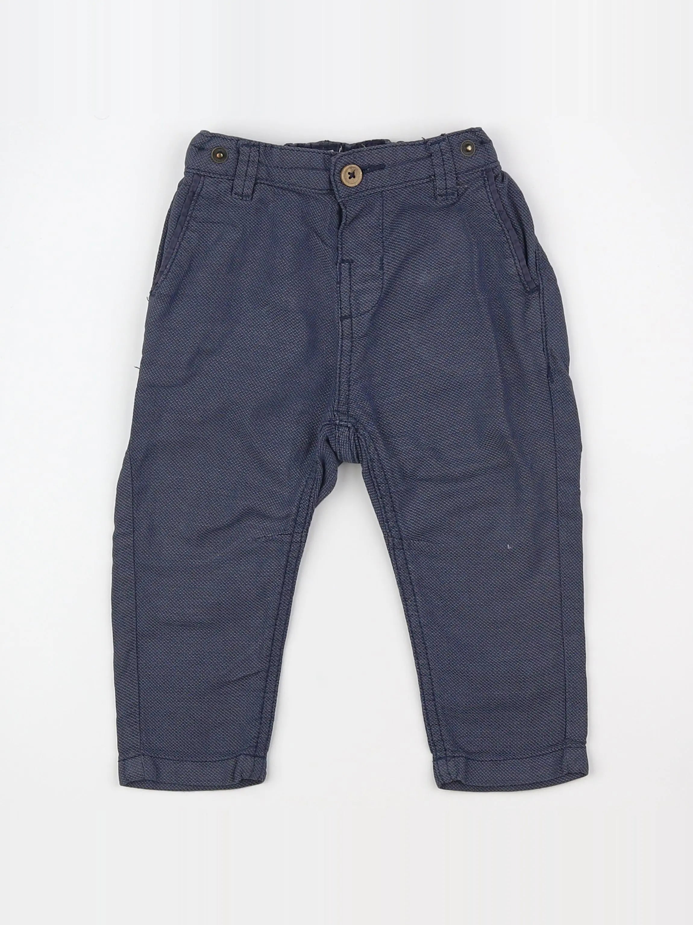Newbie - pantalon bleu - 9 mois
