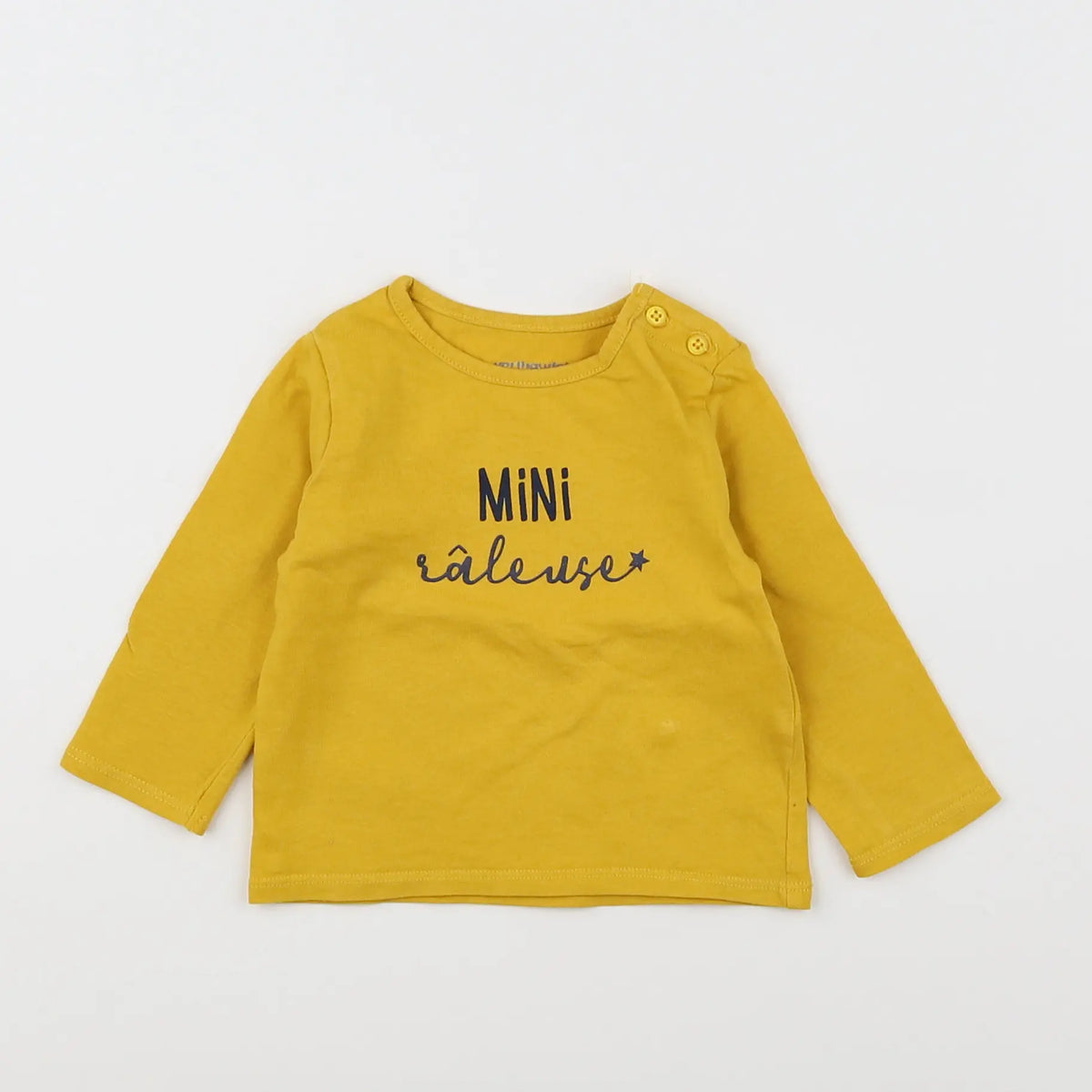 Vertbaudet - tee-shirt jaune - 3 mois