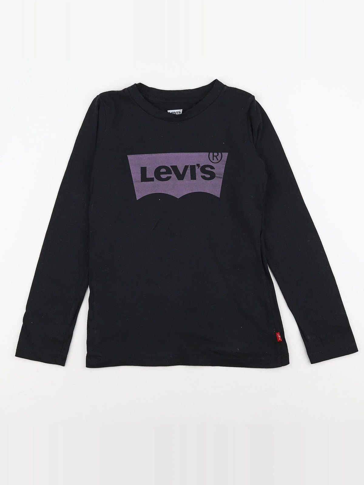 Levi's - tee-shirt noir, violet - 8 ans