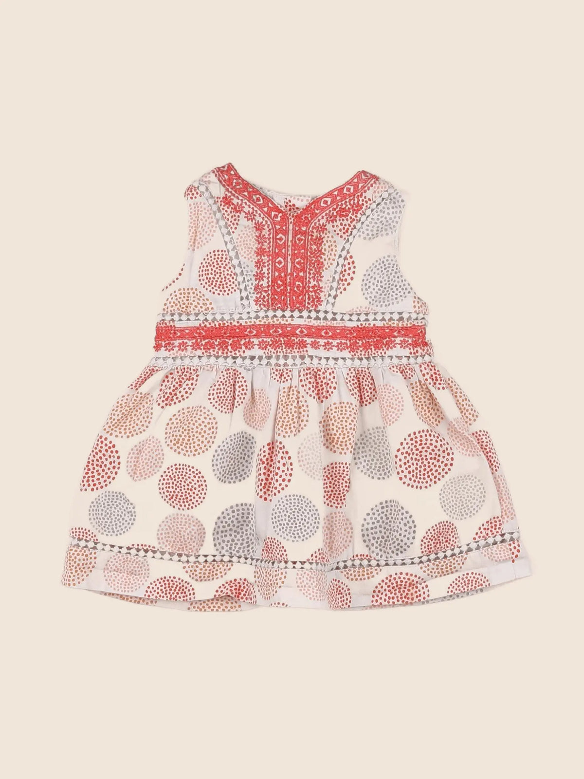 Vertbaudet - robe multicolore - 3 mois
