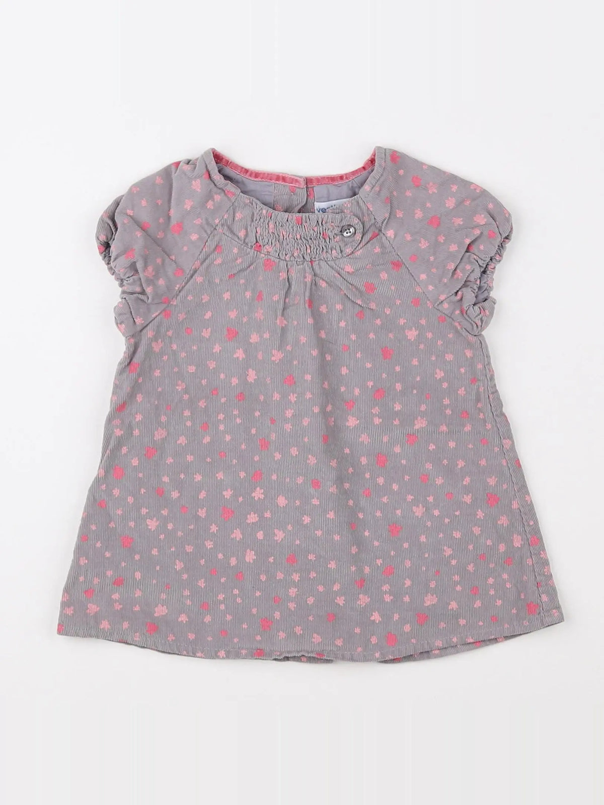 Vertbaudet - robe taupe - 3 mois