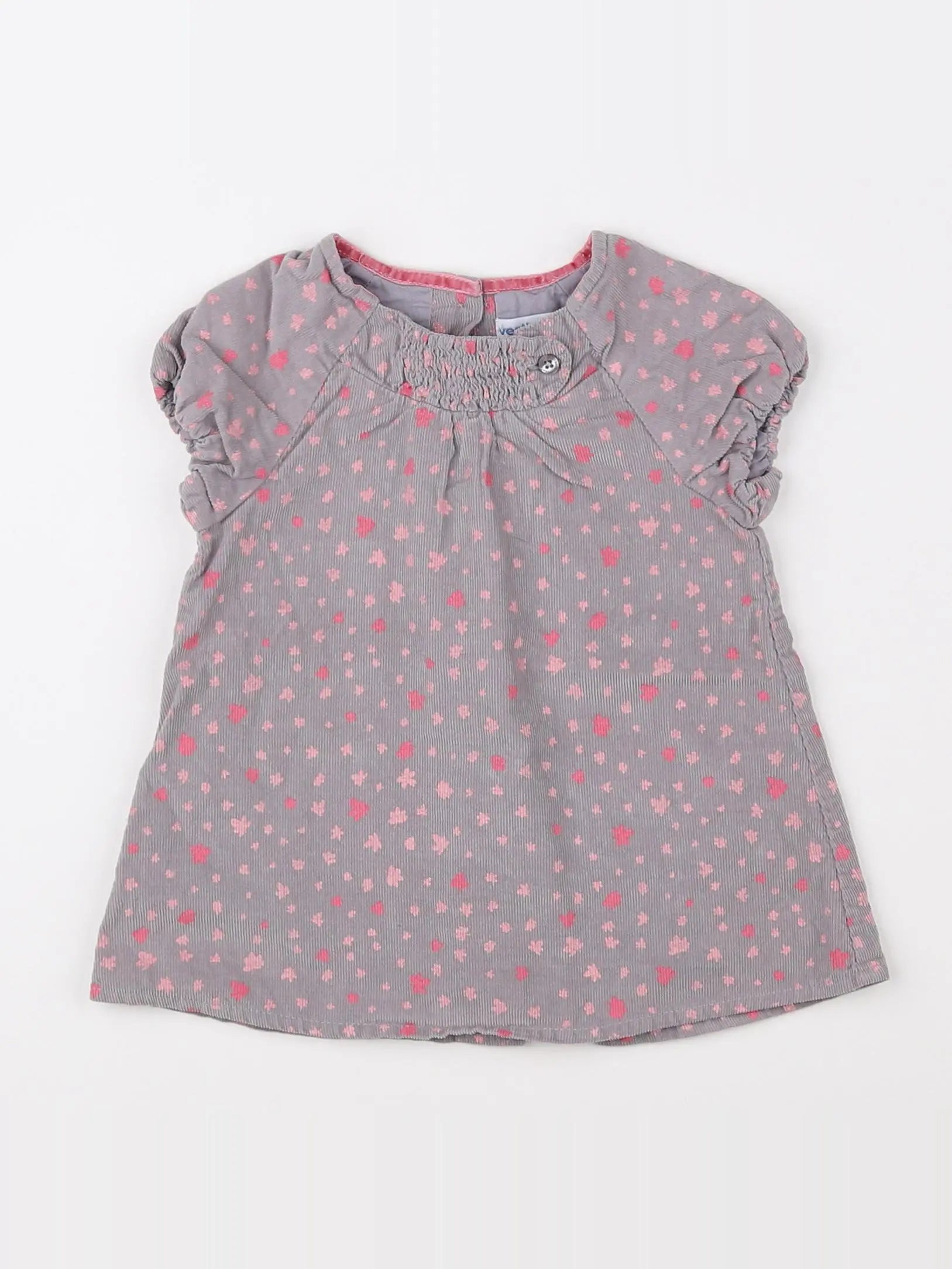 Vertbaudet - robe taupe - 3 mois