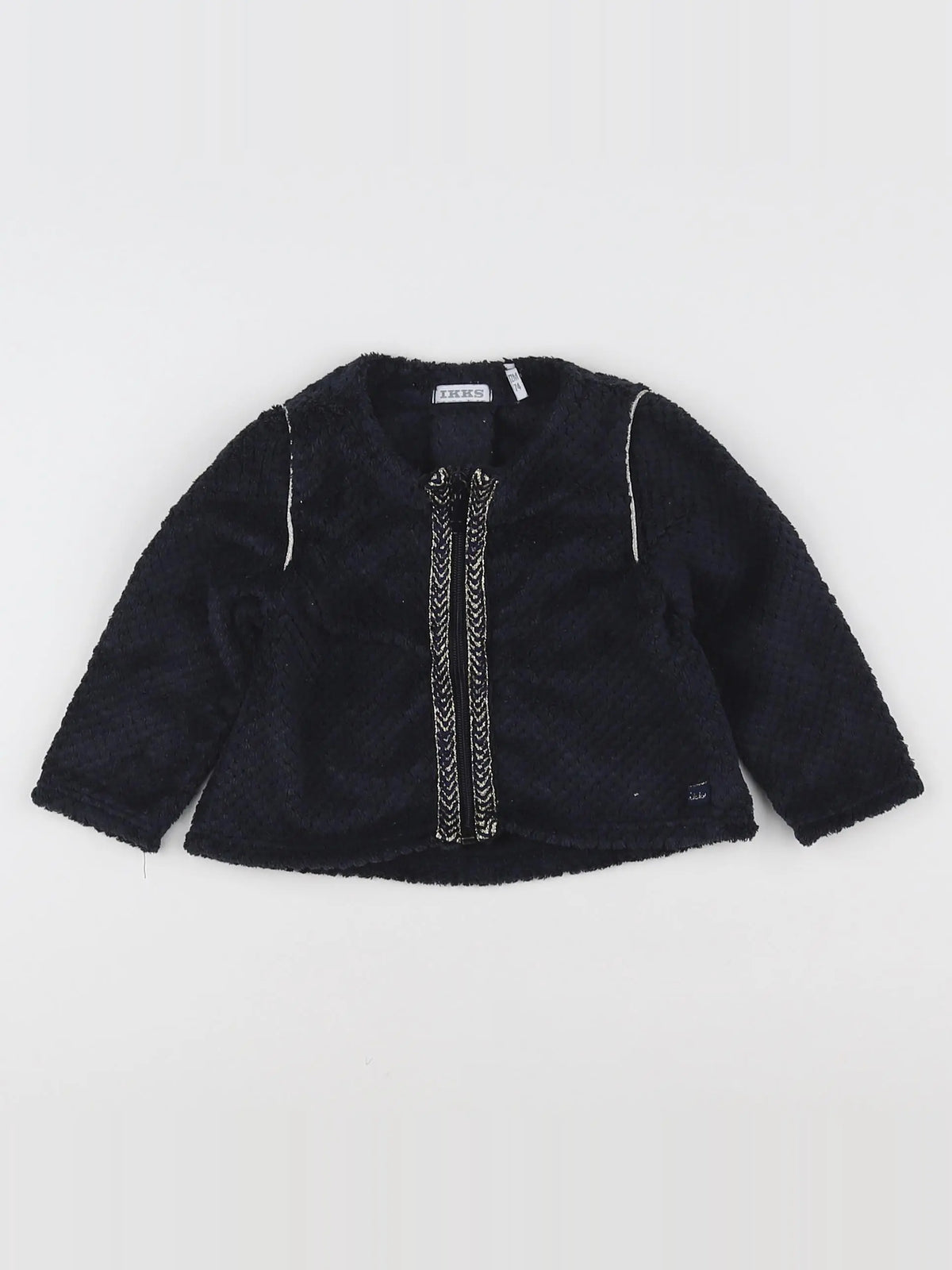 IKKS - veste noir - 12 mois