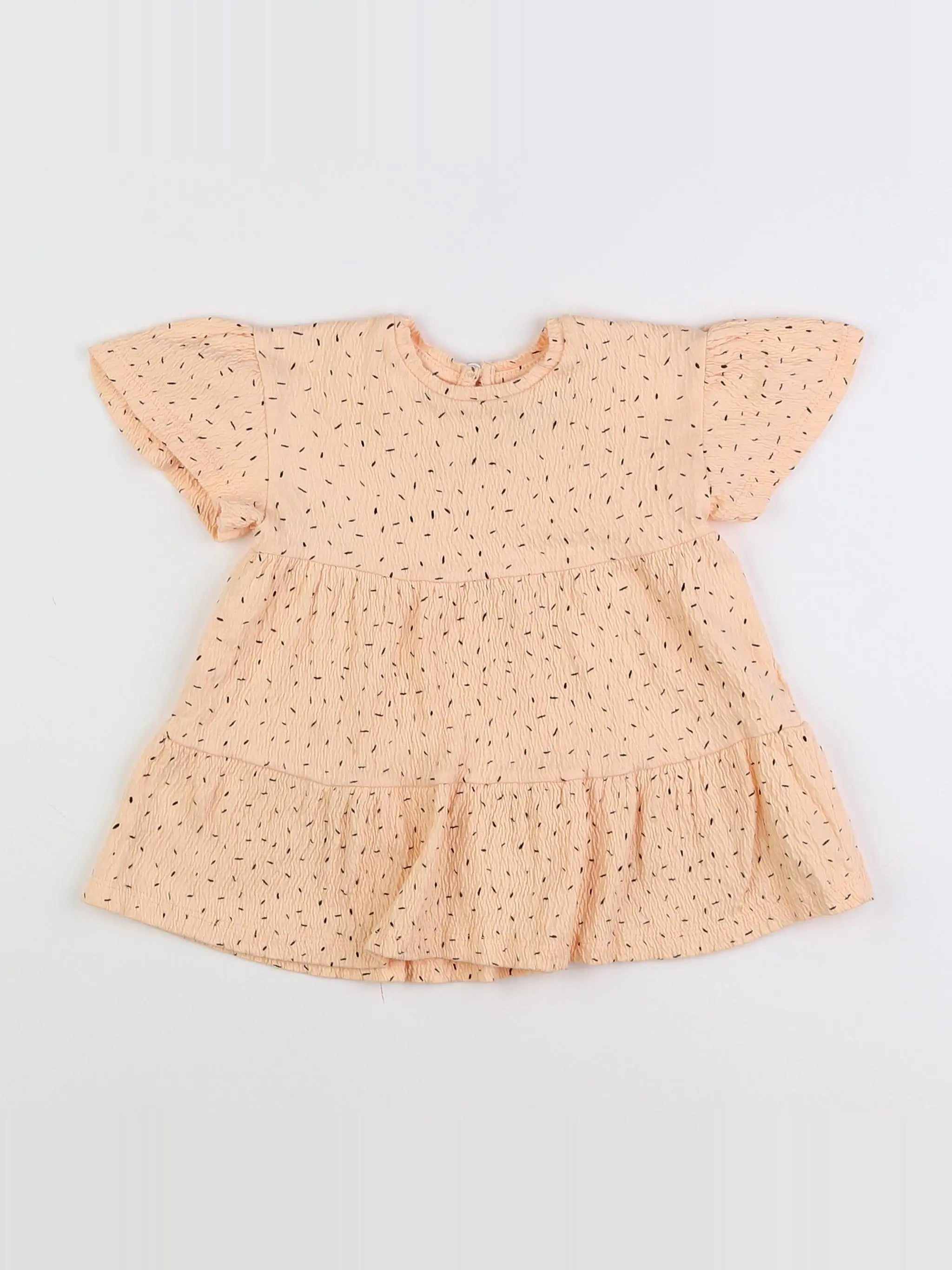Zara - robe orange - 9/12 mois