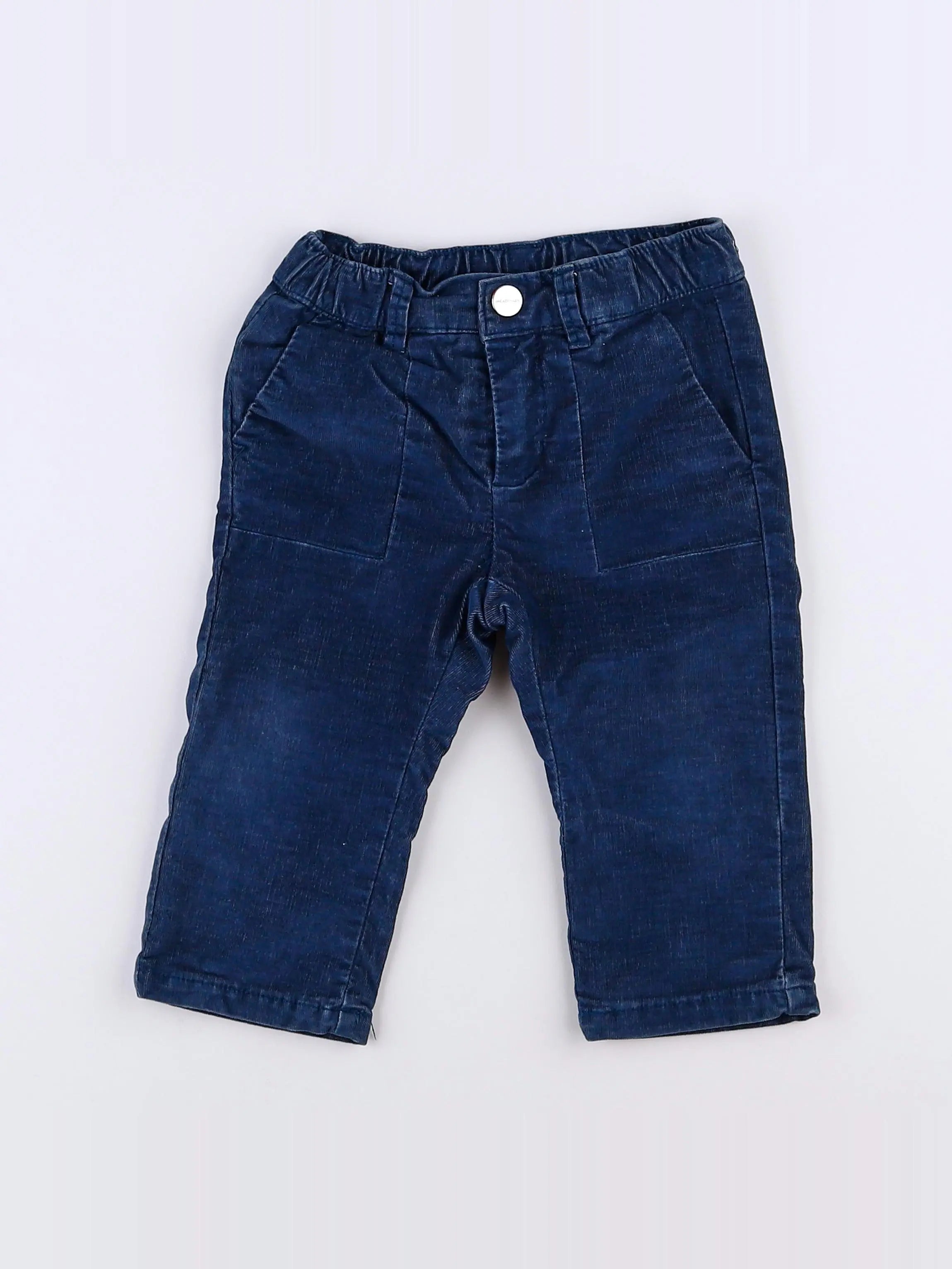 Jacadi - pantalon bleu - 12 mois