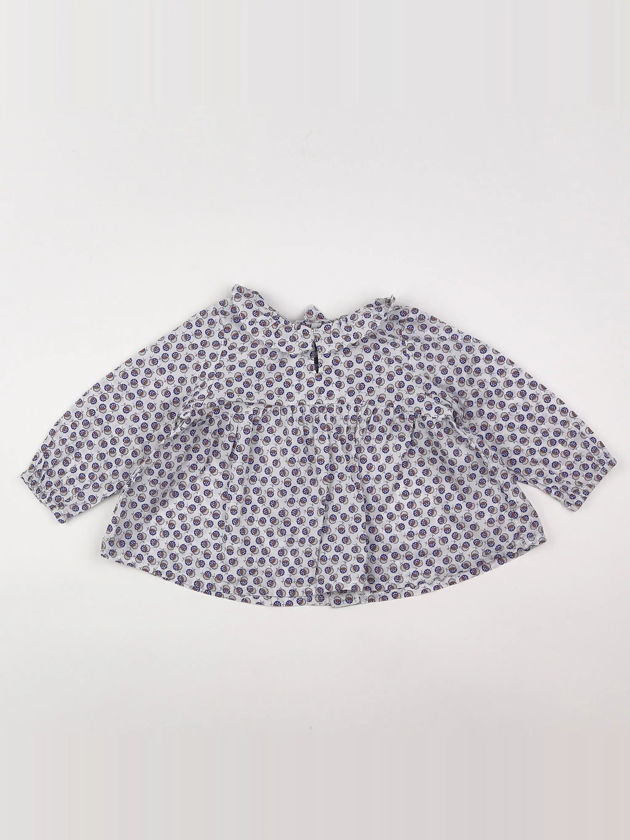 Bonton - blouse multicolore - 12 mois