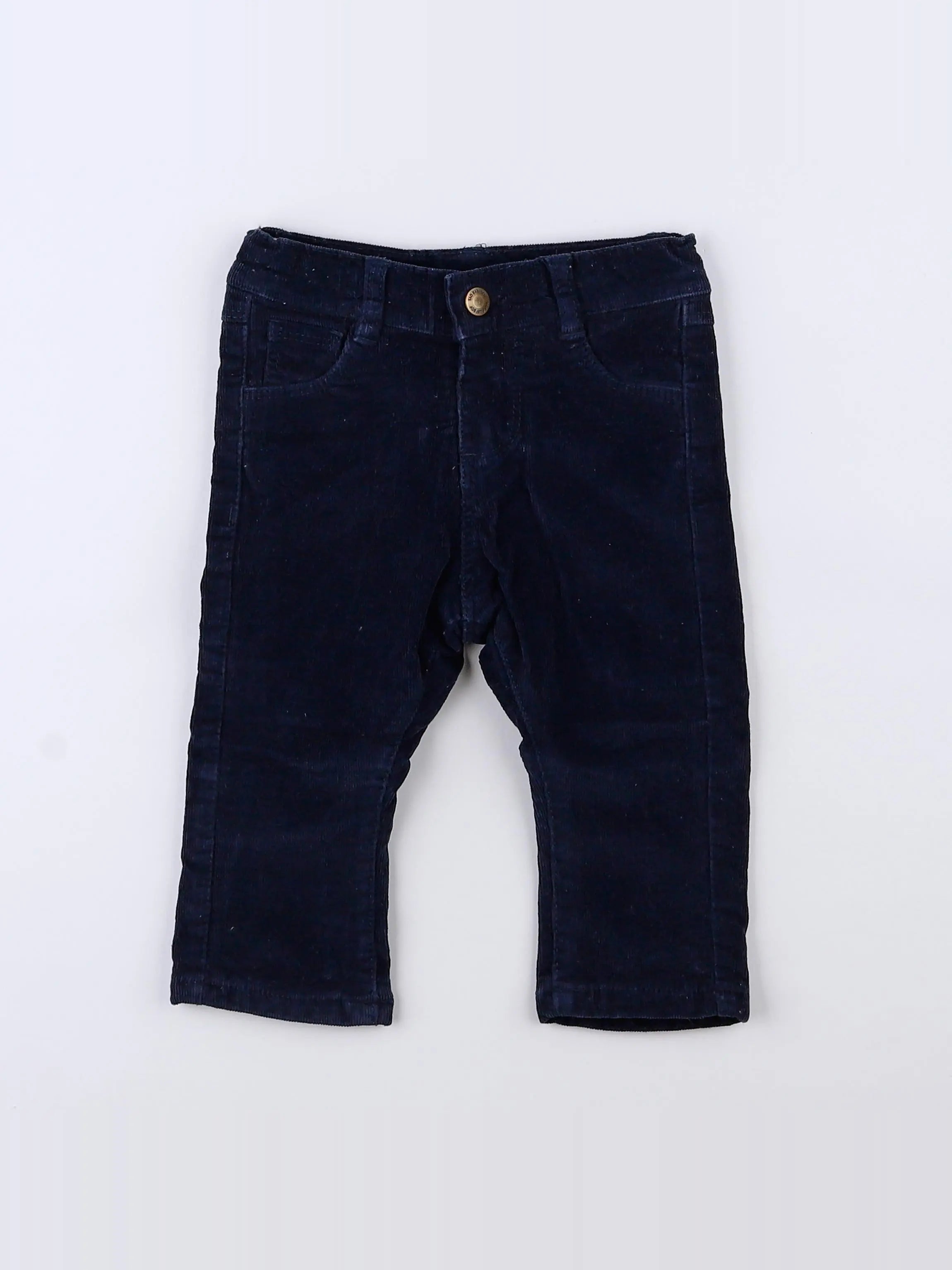 Tape à l'oeil - pantalon bleu - 12 mois