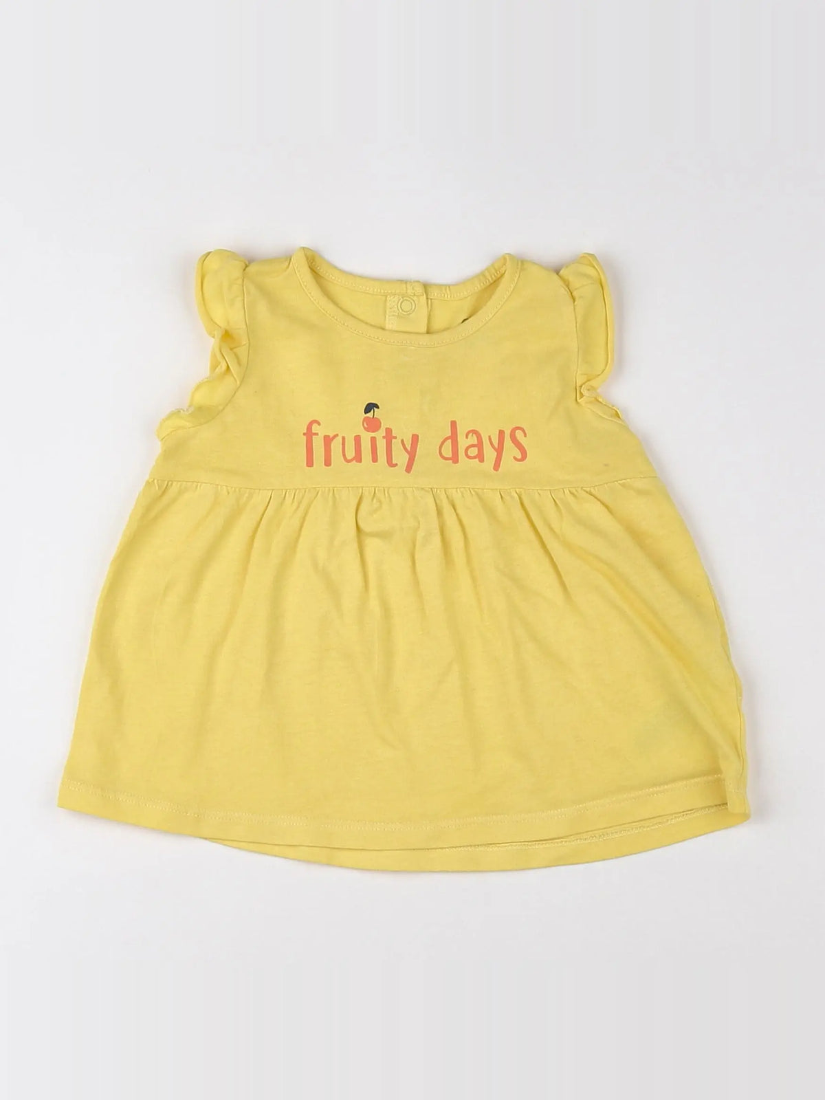 La Redoute - tee-shirt jaune - 12 mois