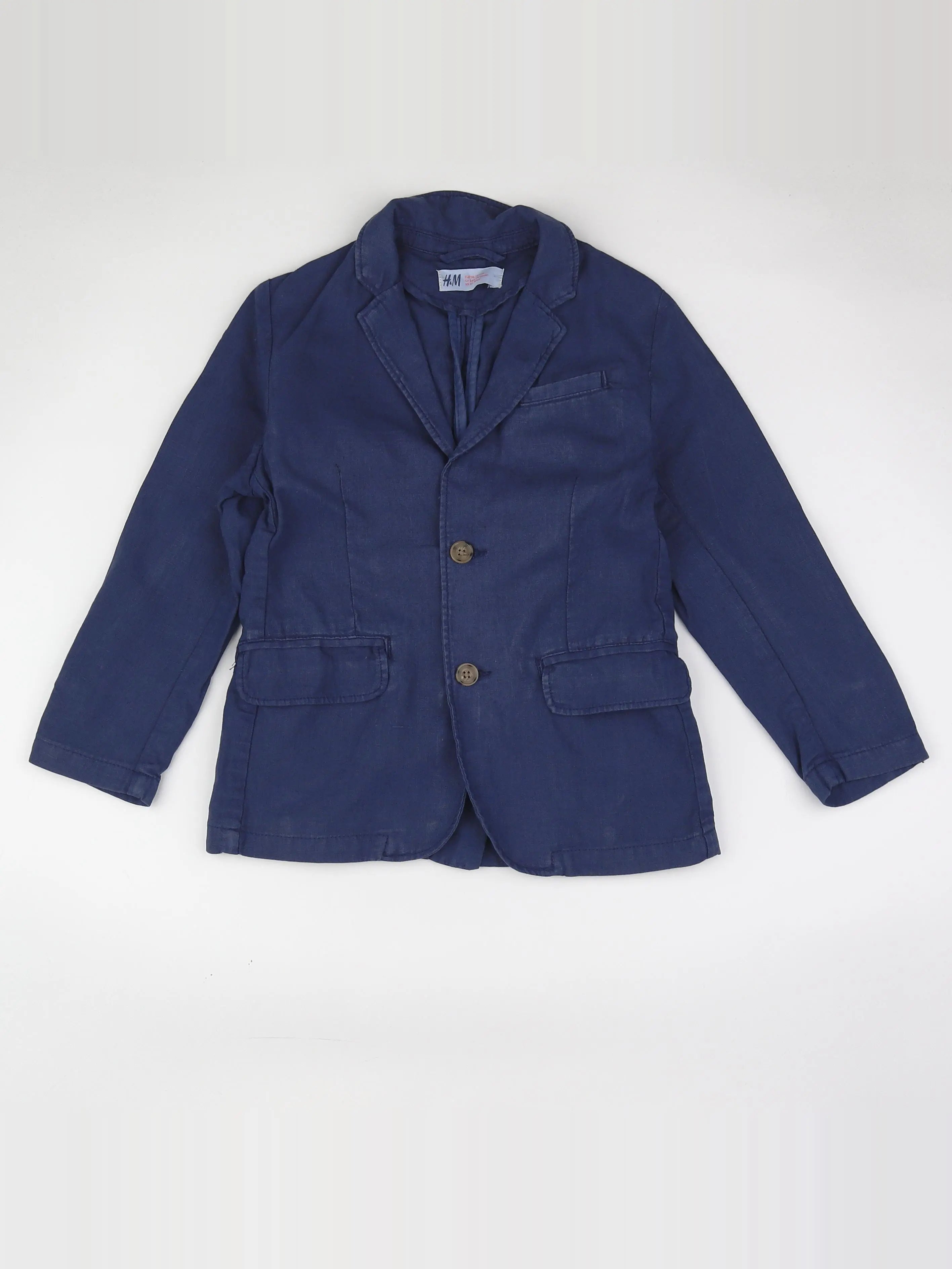 H&M - veste bleu - 5/6 ans