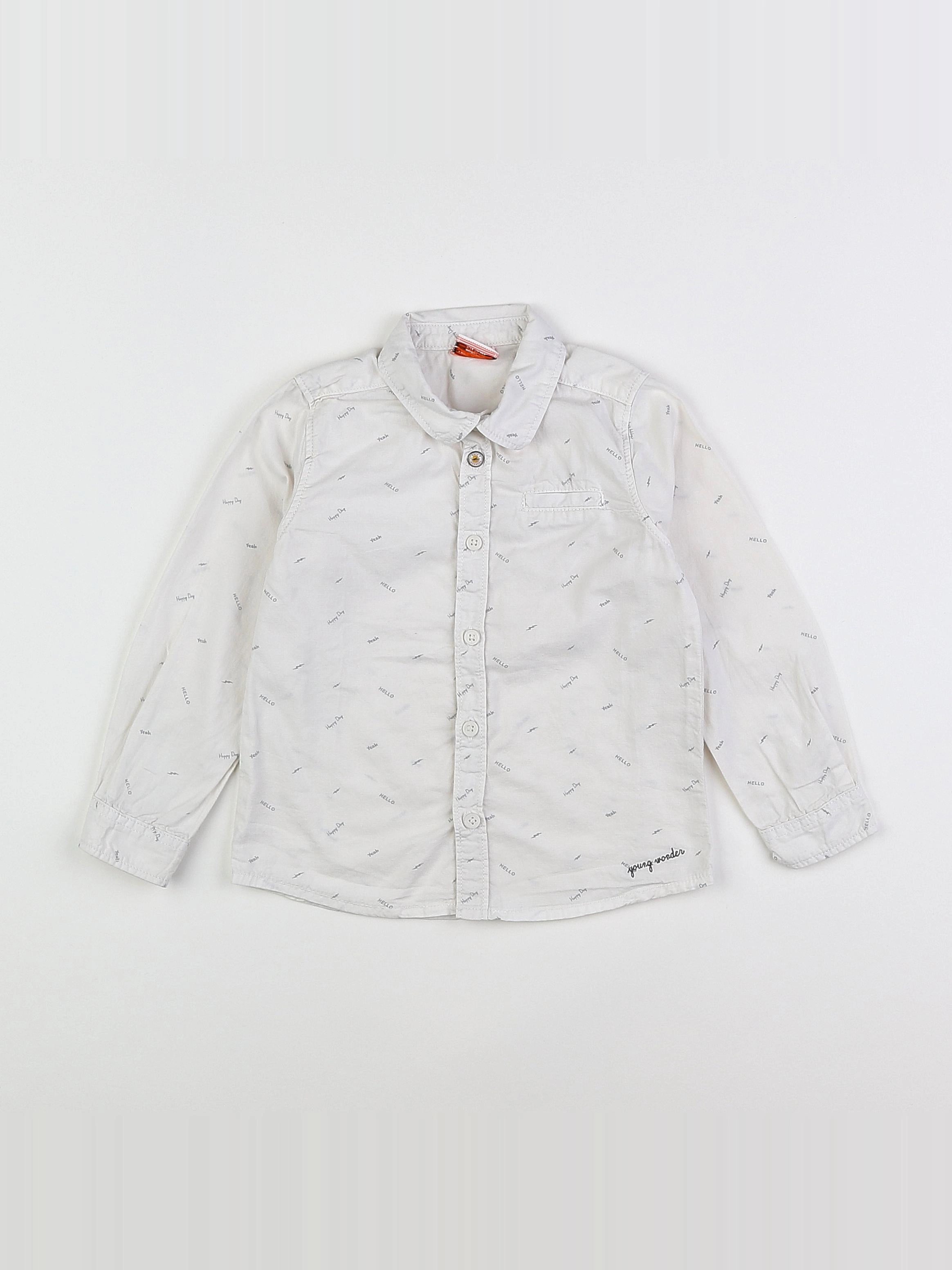 Tape à l'oeil - chemise blanc - 3 ans