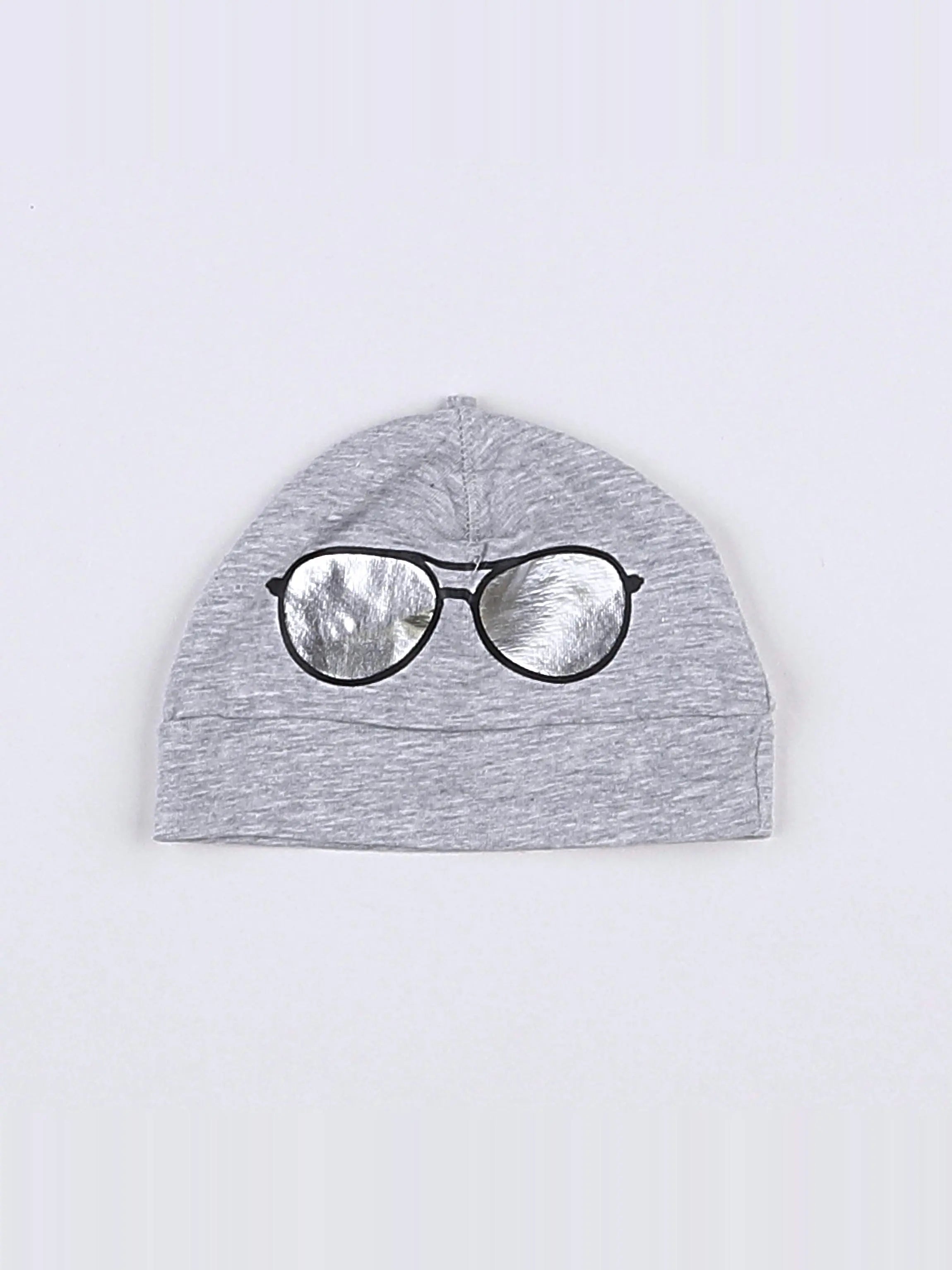 H&M - bonnet gris - 0/1 mois