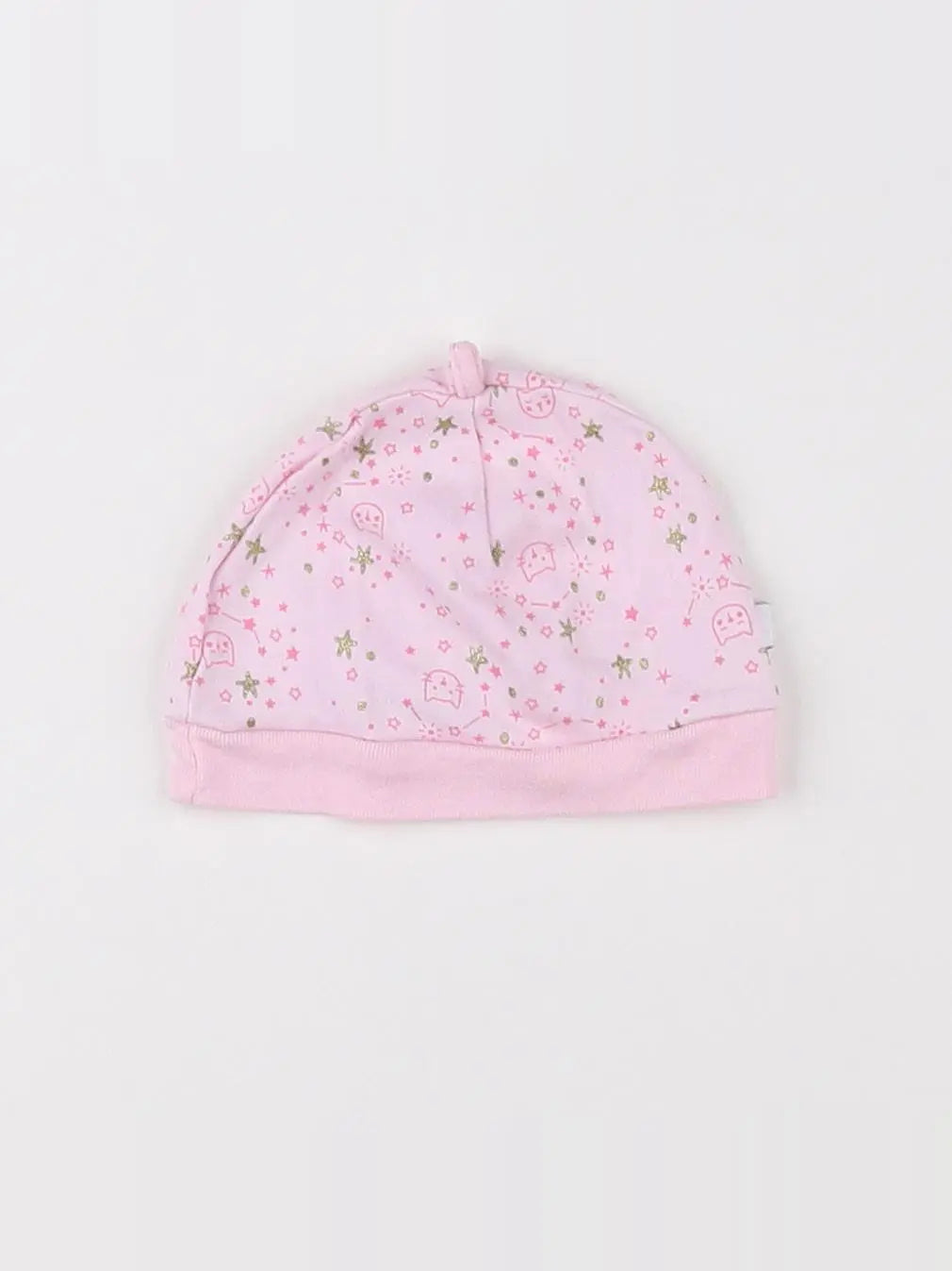 Absorba - bonnet de naissance rose - 12 mois