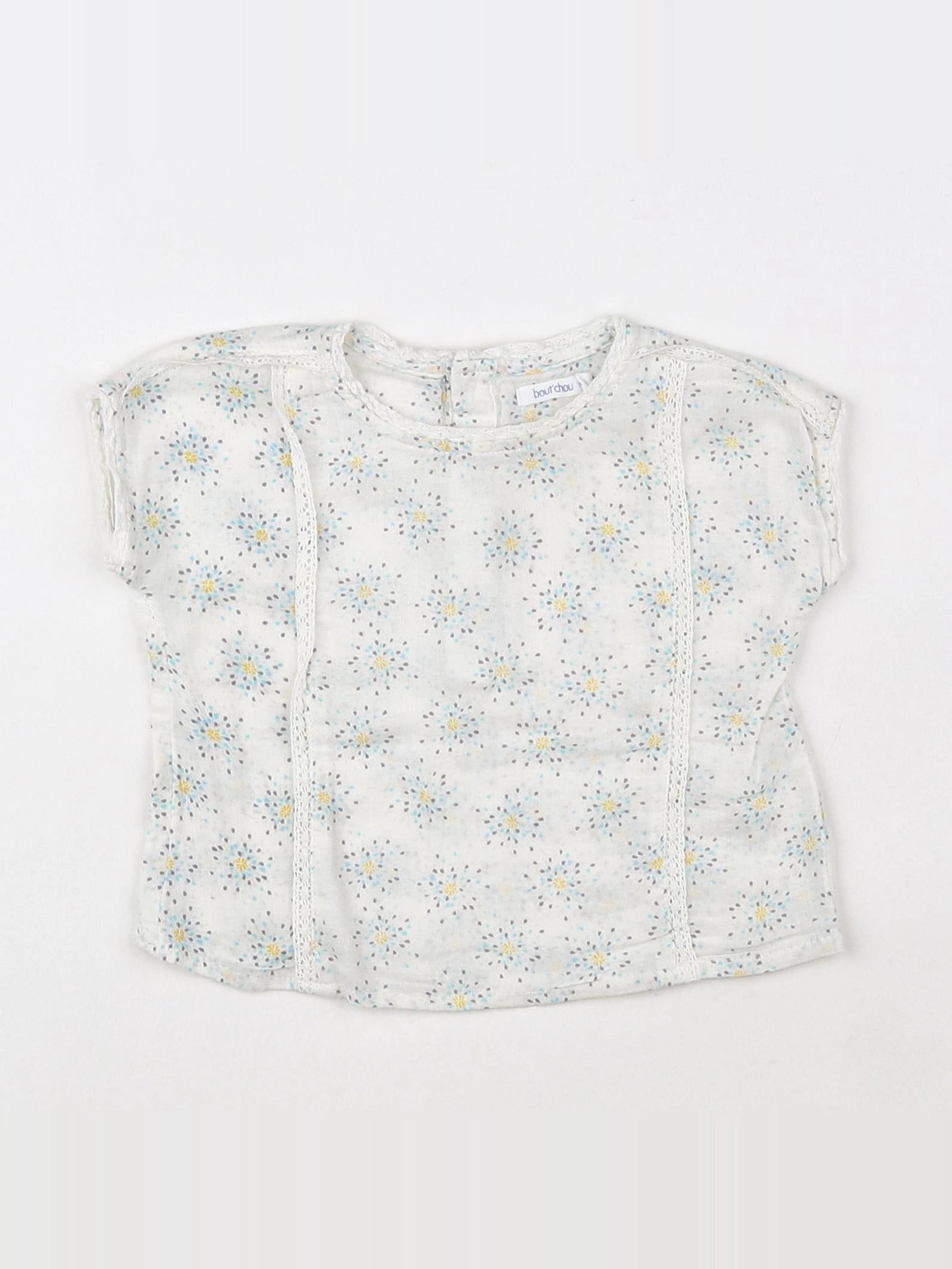 Boutchou - blouse blanc - 9 mois