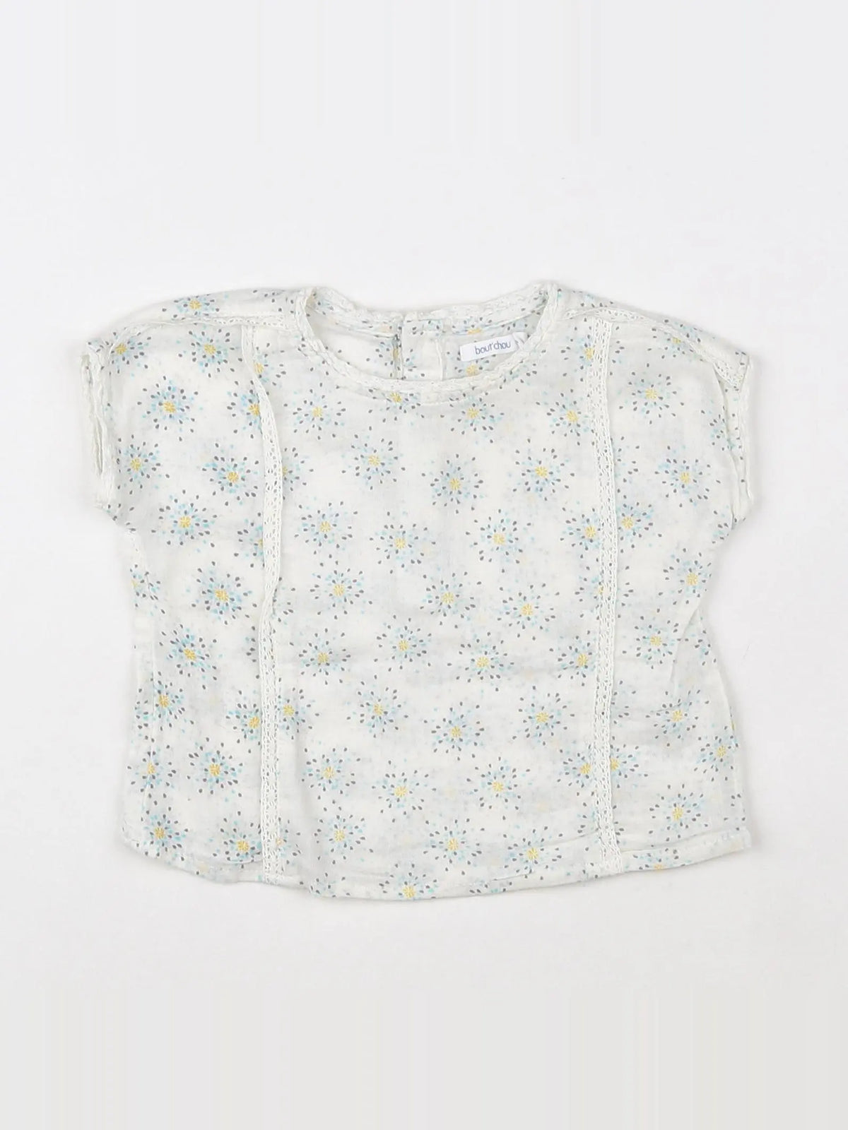 Boutchou - blouse blanc - 9 mois