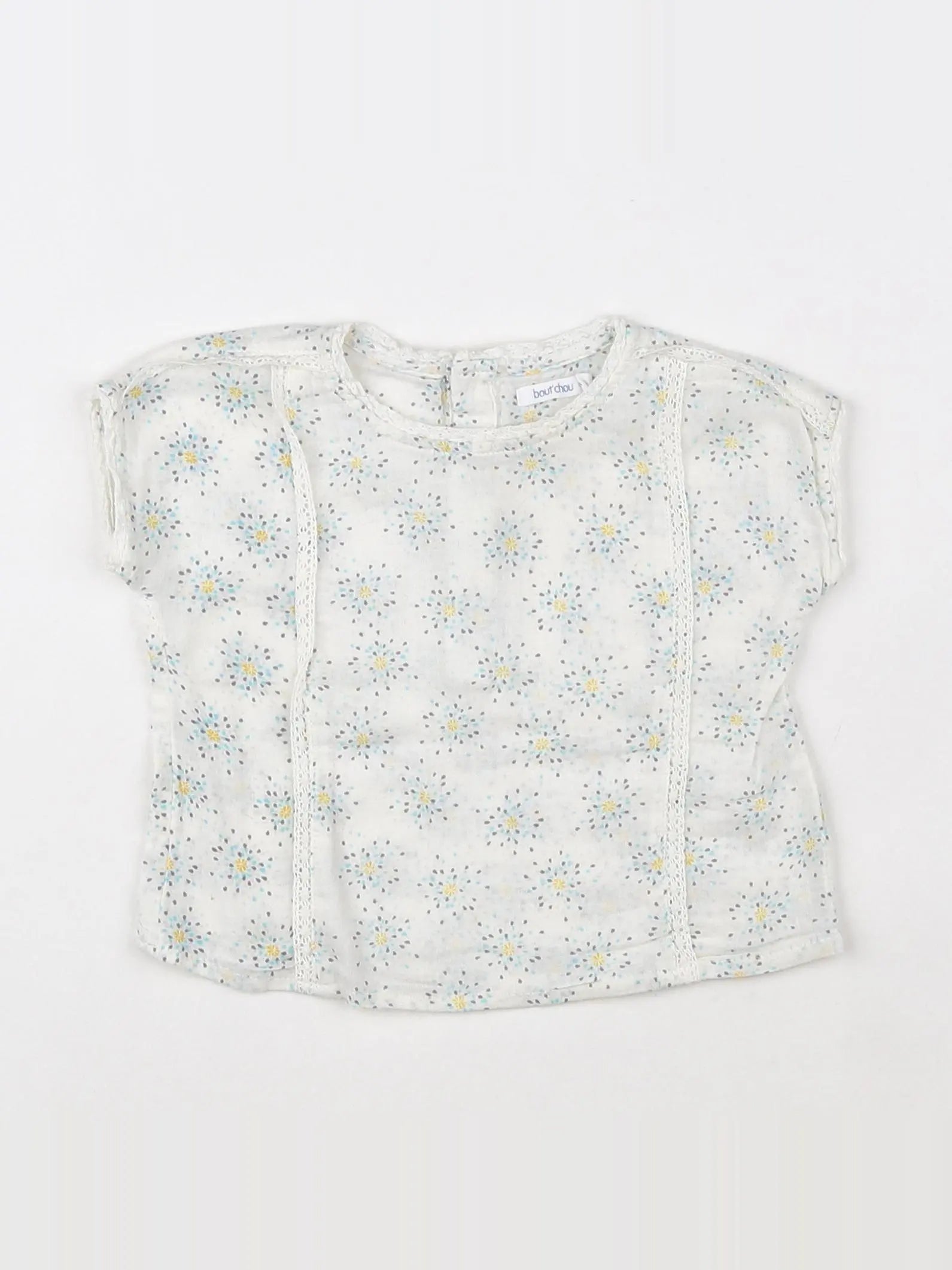 Boutchou - blouse blanc - 9 mois