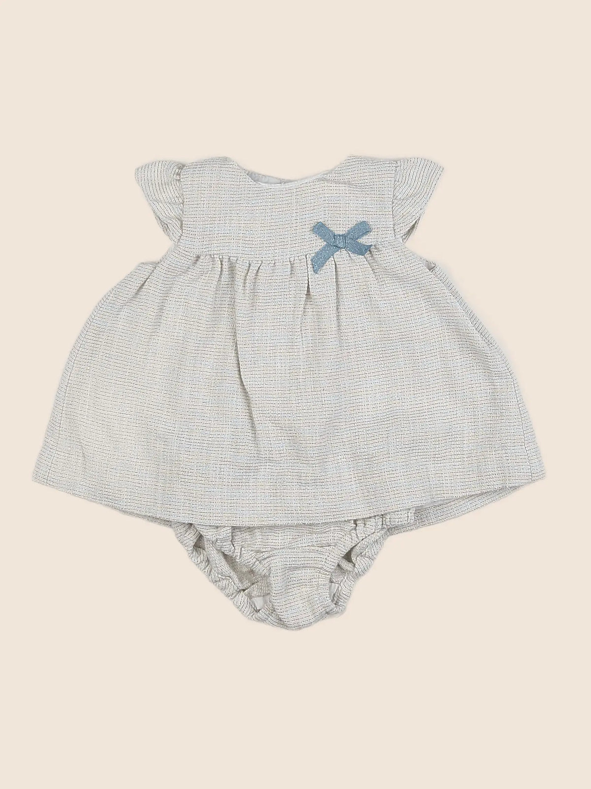 Zara - robe argent, multicolore - 3/6 mois