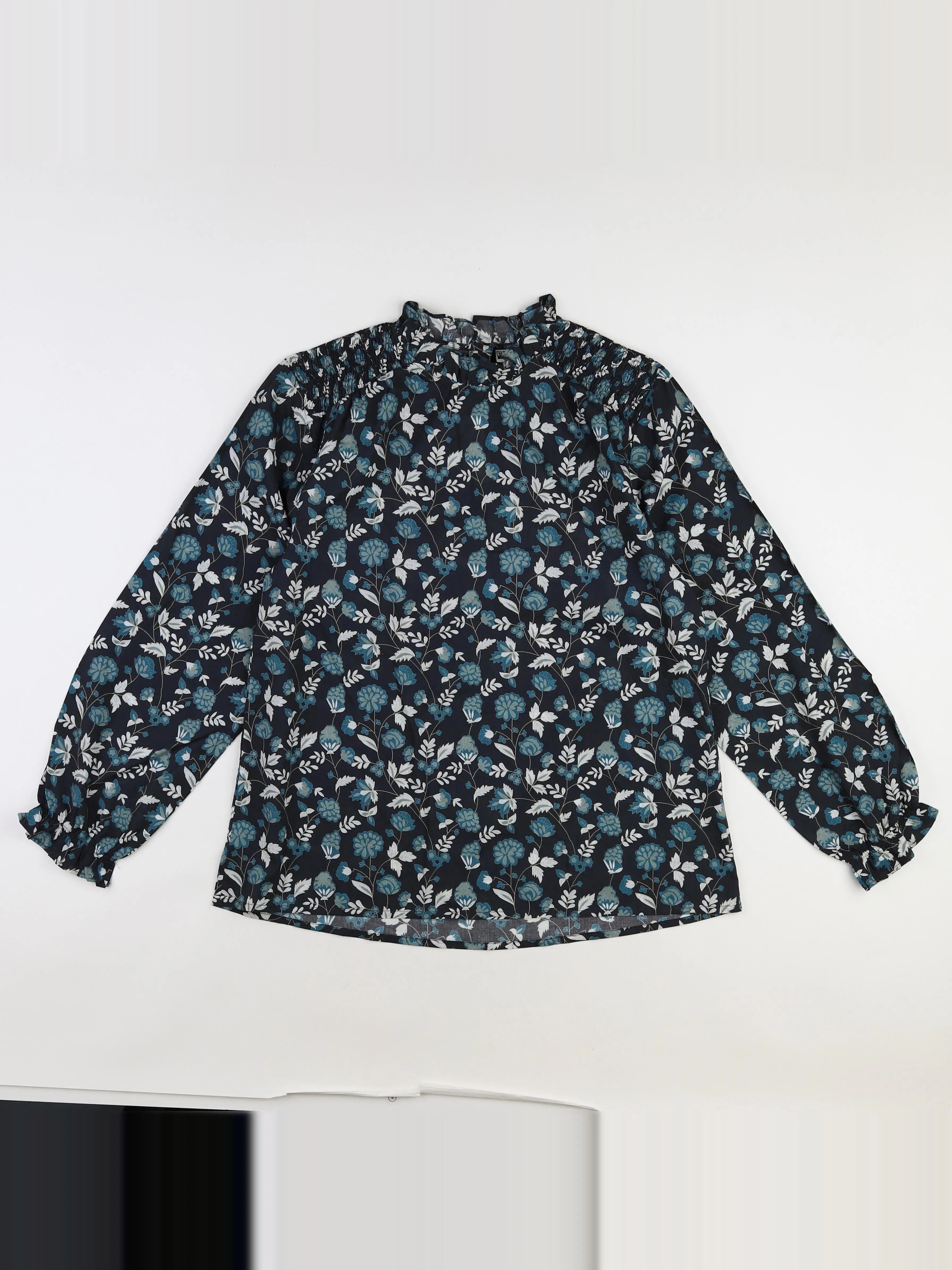 Bonton - blouse bleu, blanc (neuf) - 16 ans