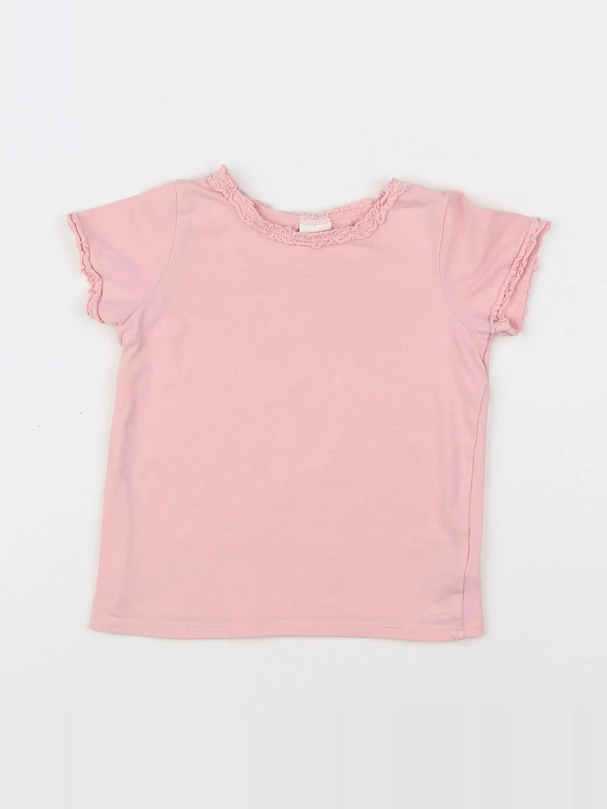 H&M - tee-shirt rose - 9/12 mois