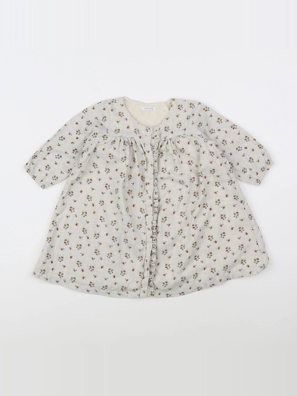 Boutchou - robe gris - 12 mois