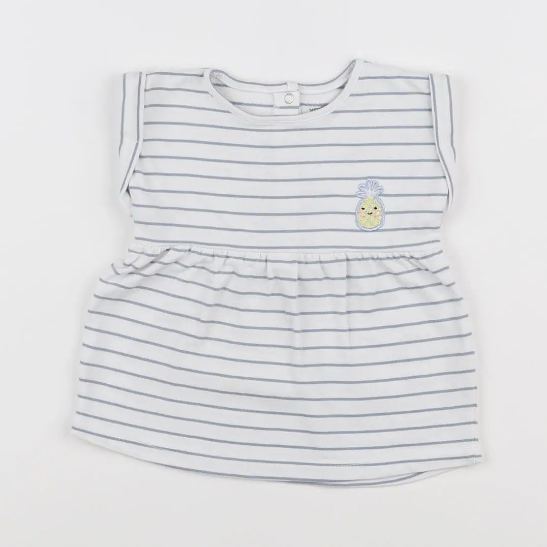 Vertbaudet - robe blanc - 3 mois
