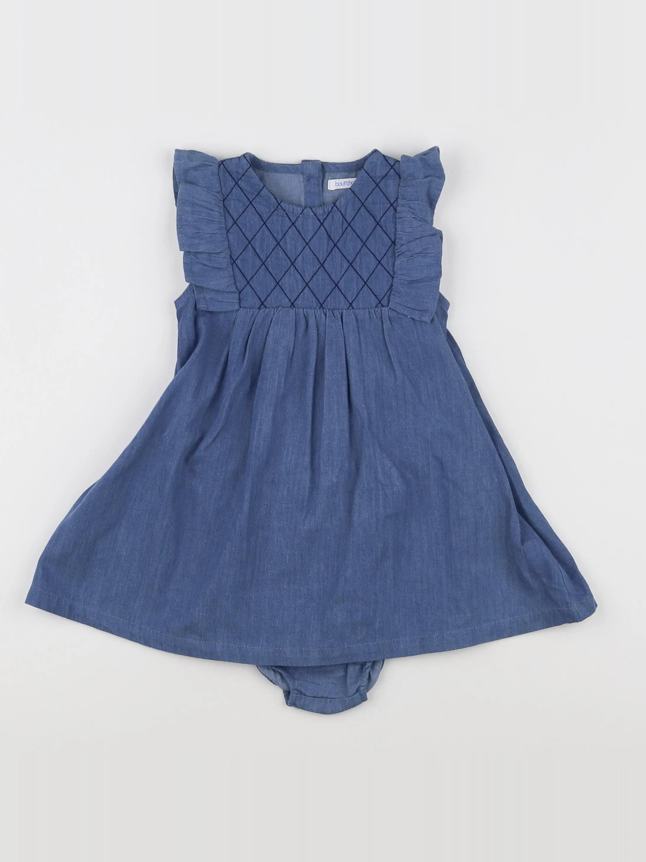 Boutchou - robe bleu - 6 mois