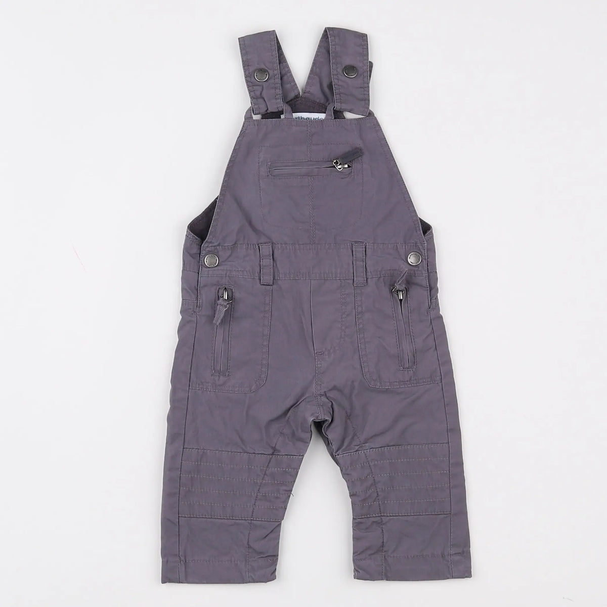 Vertbaudet - salopette gris - 3 mois