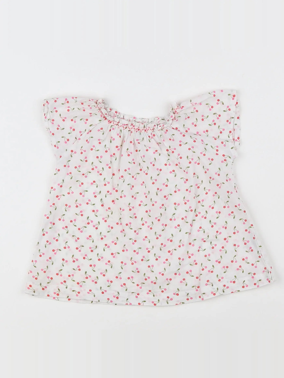Boutchou - blouse blanc - 12 mois