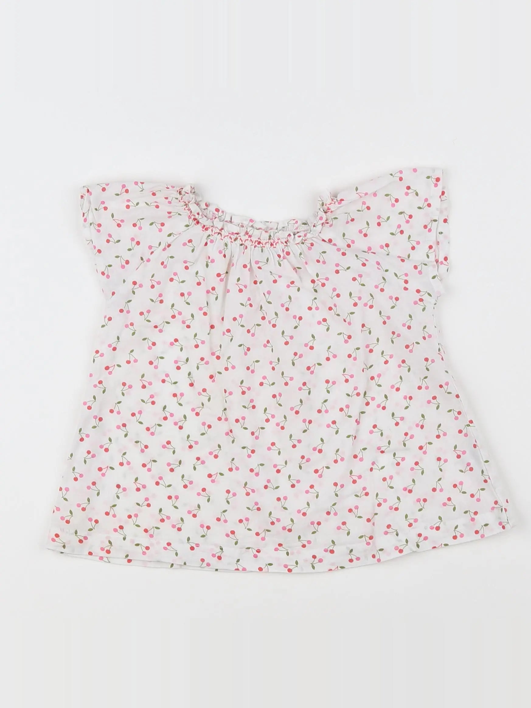 Boutchou - blouse blanc - 12 mois