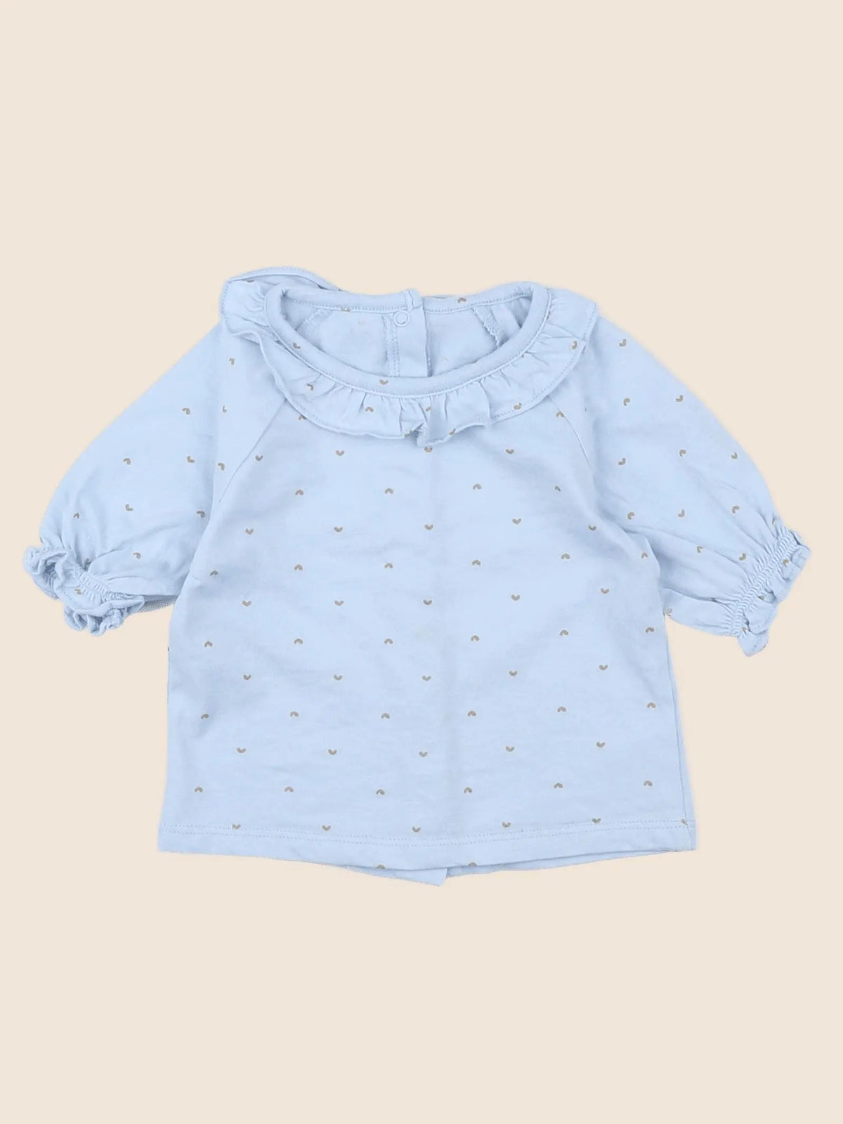 Vertbaudet - tee-shirt bleu - 9 mois