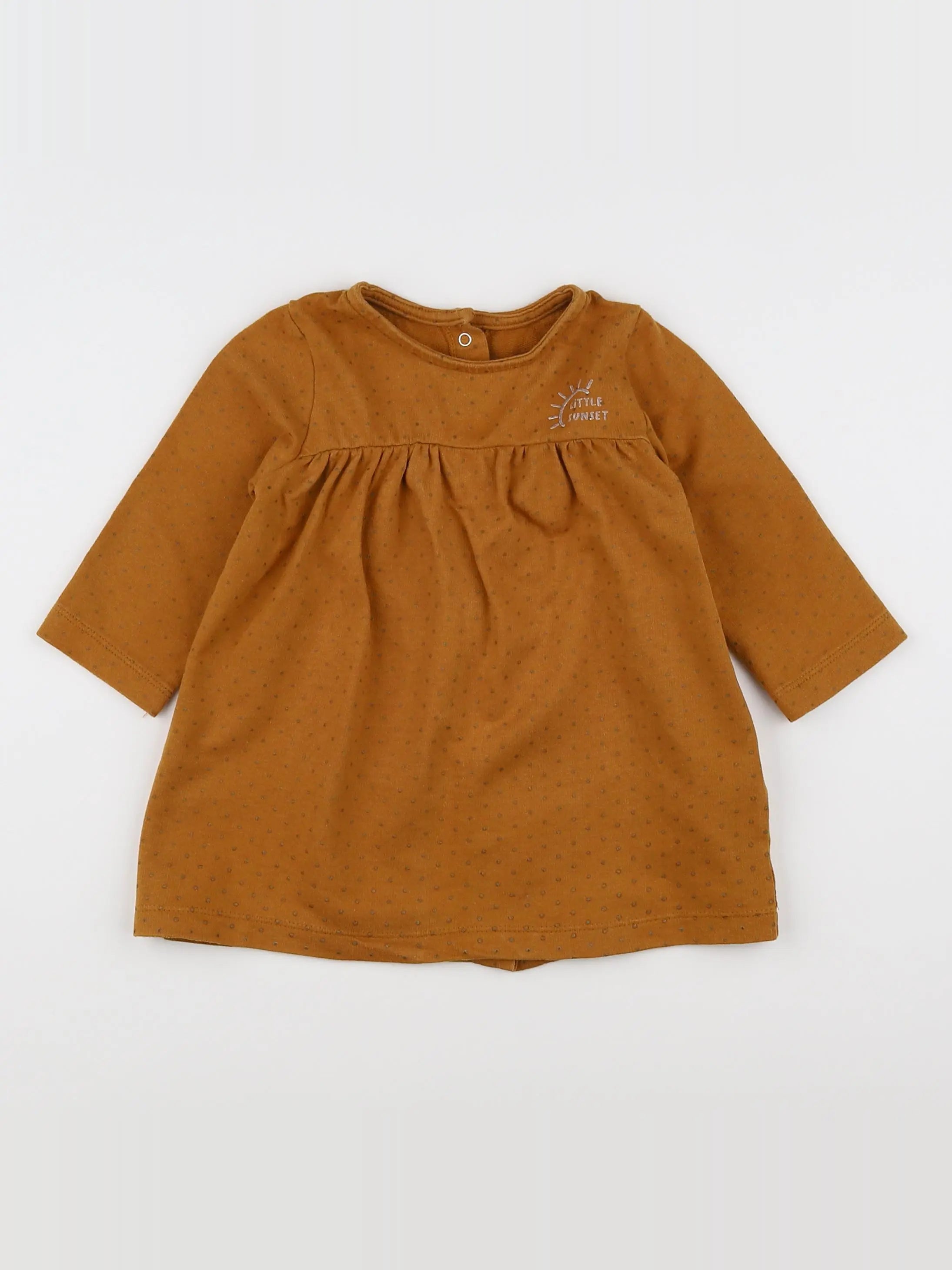 Vertbaudet - robe jaune - 12 mois