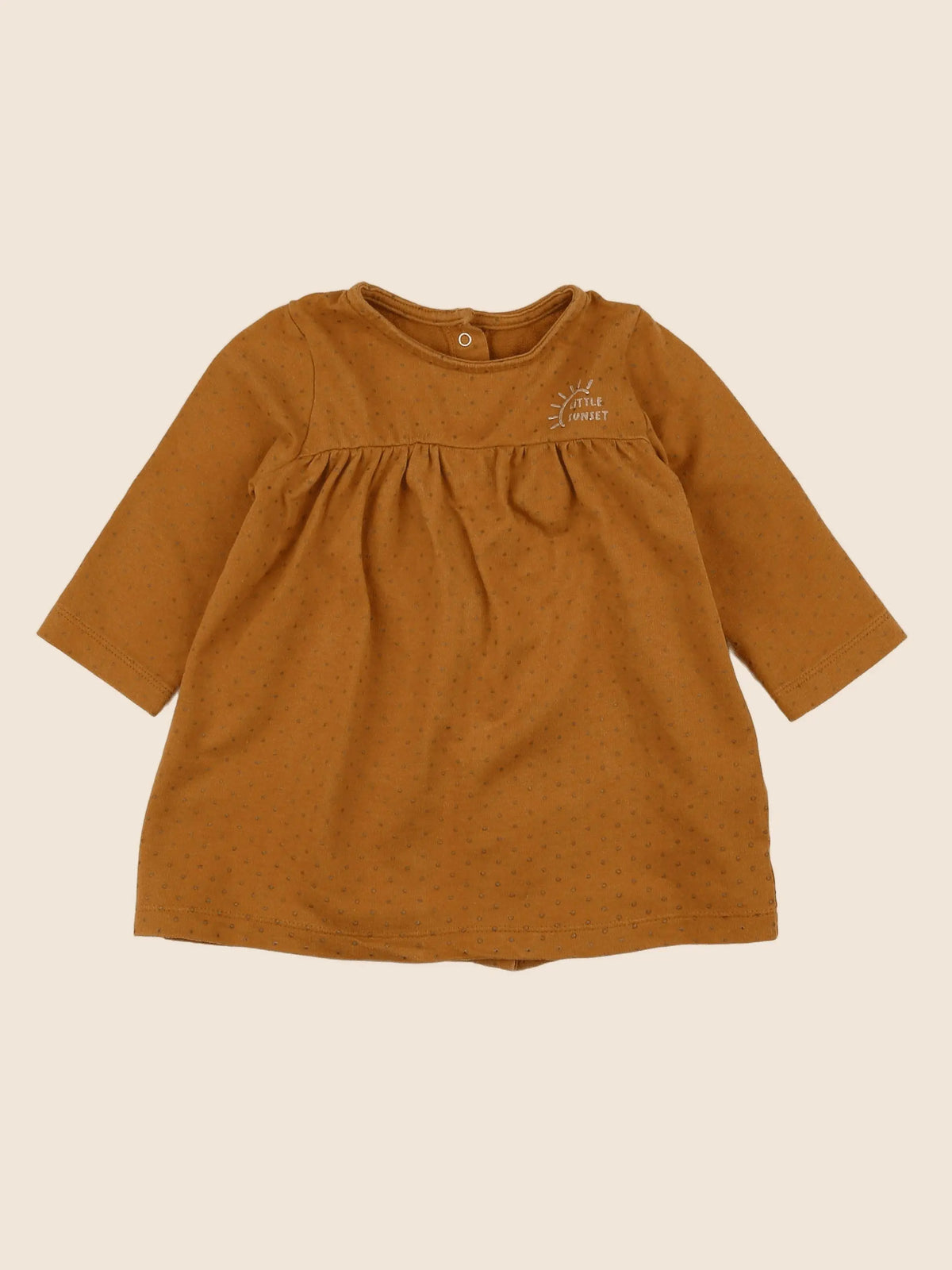 Vertbaudet - robe jaune - 12 mois