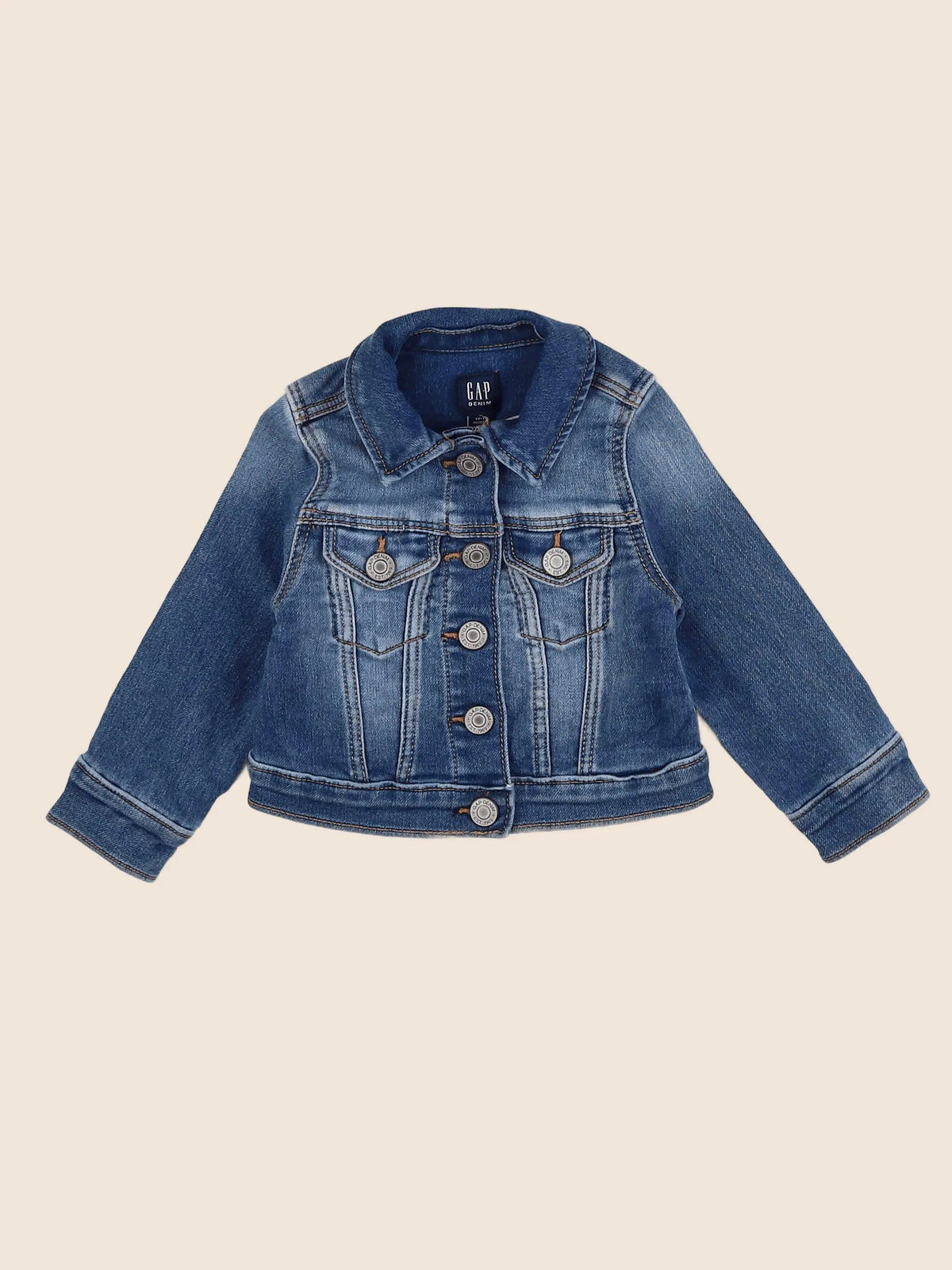 GAP - veste bleu - 12/18 mois